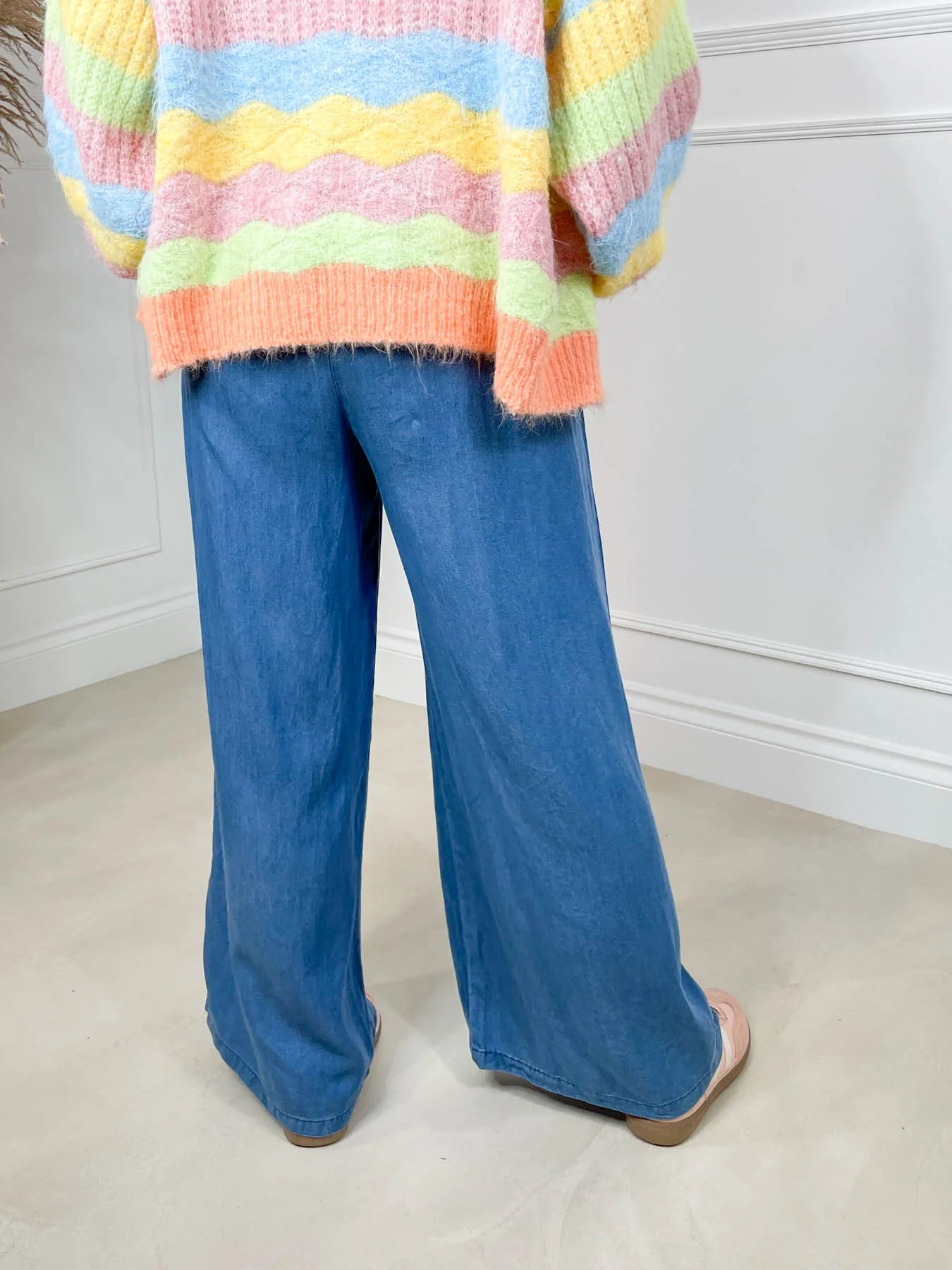 Ada Denim Wide Leg Trouser - Image 5