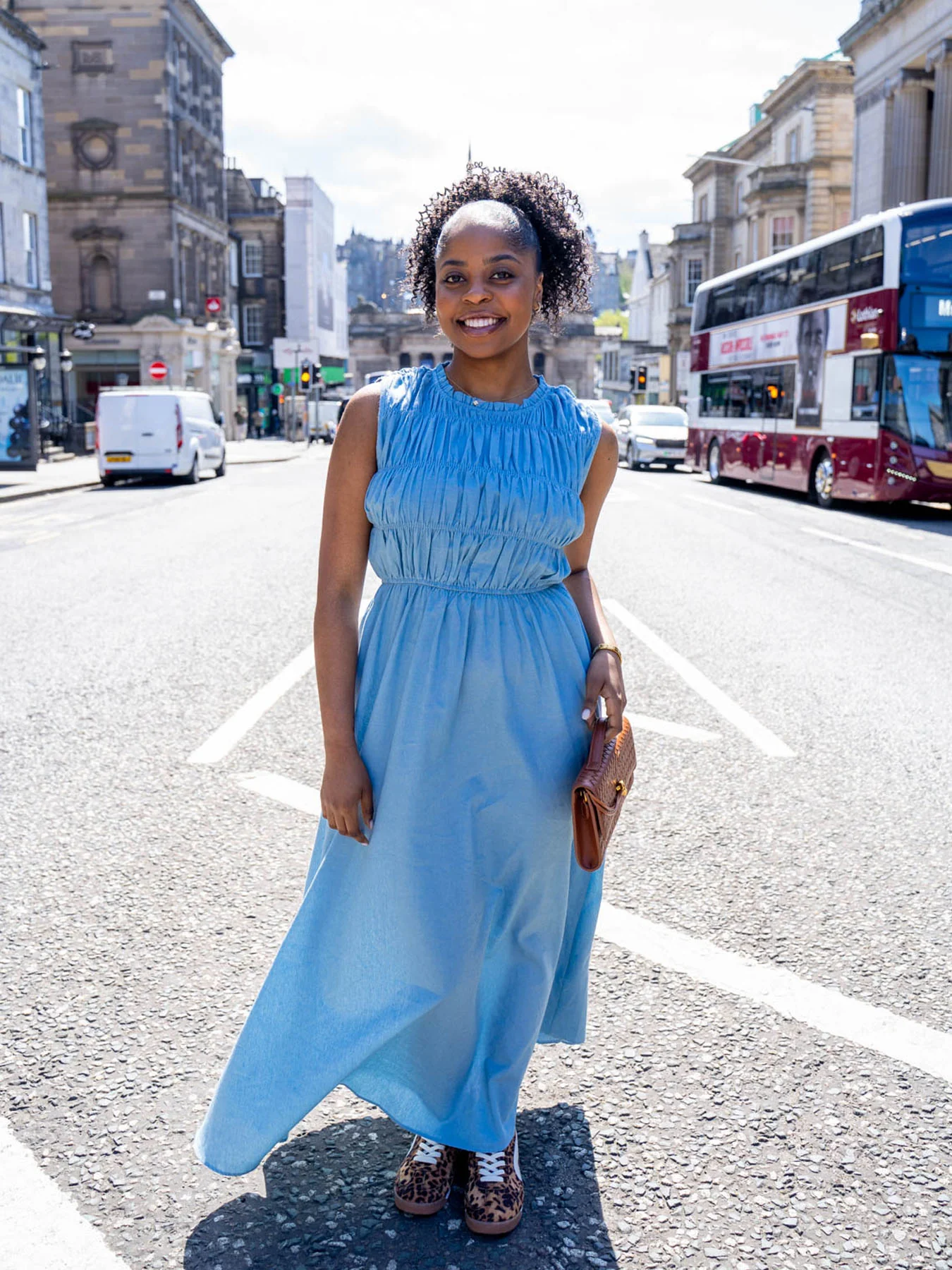 Adalyn Dress Denim - 2 Colours - Image 2