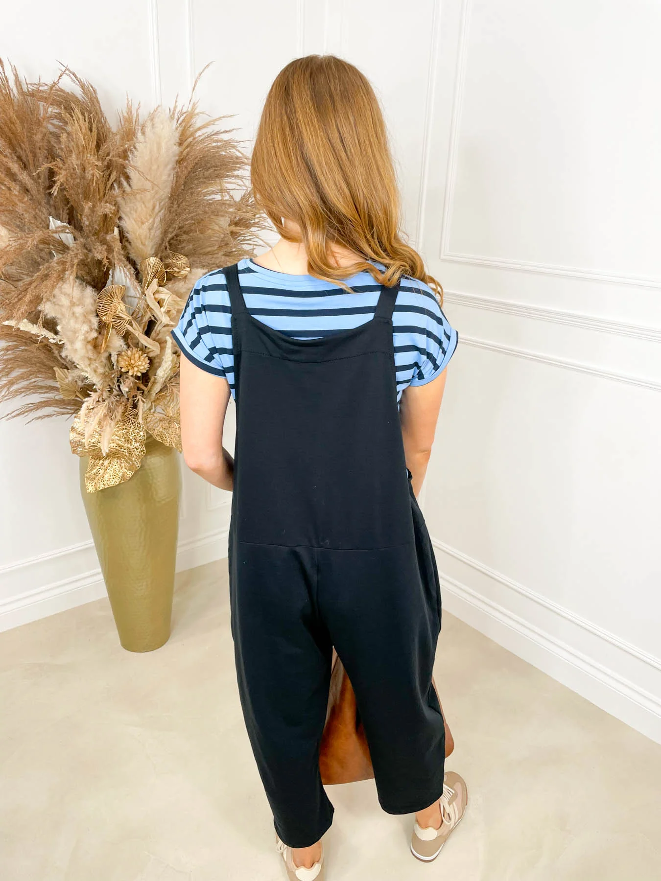 Alba Dungarees - Black - Image 4