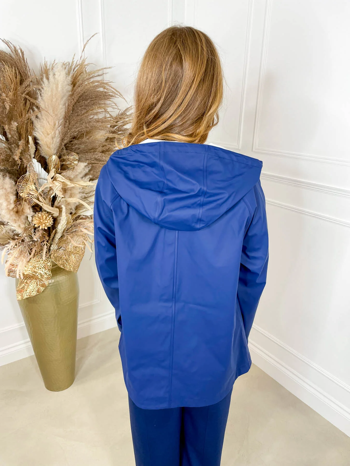 Ava Raincoat - Navy - Image 7