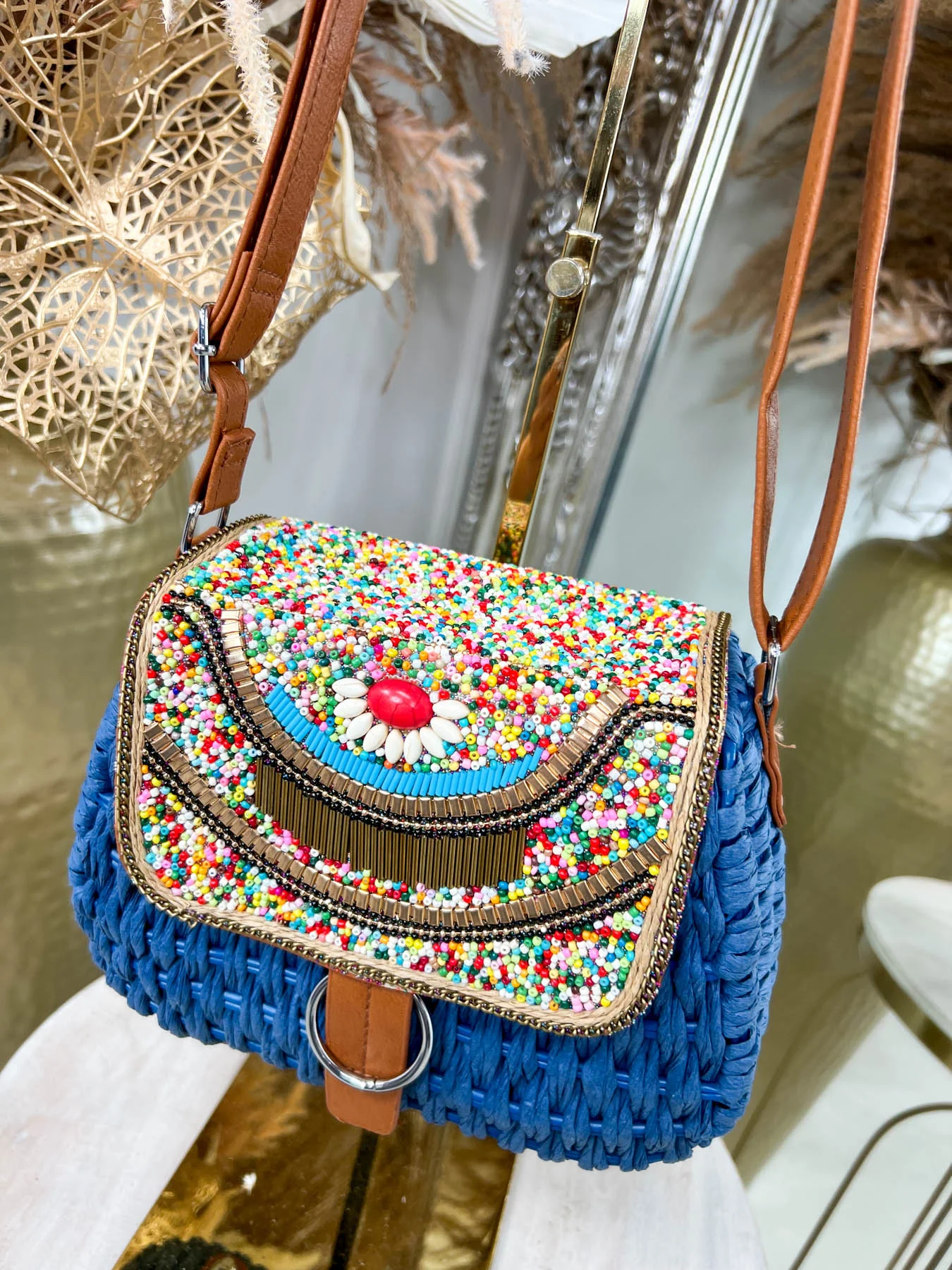 Beadie Bag - Blue