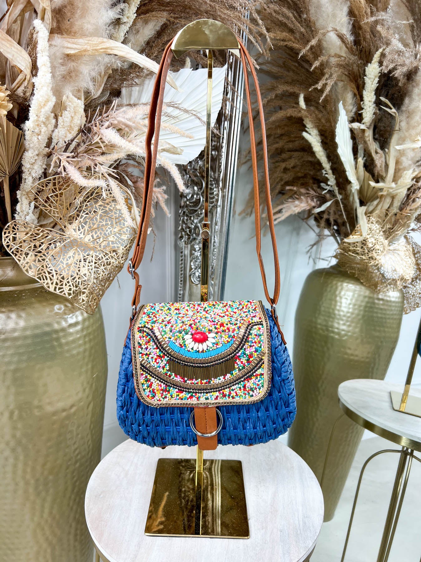 Beadie Bag - Blue - Image 2