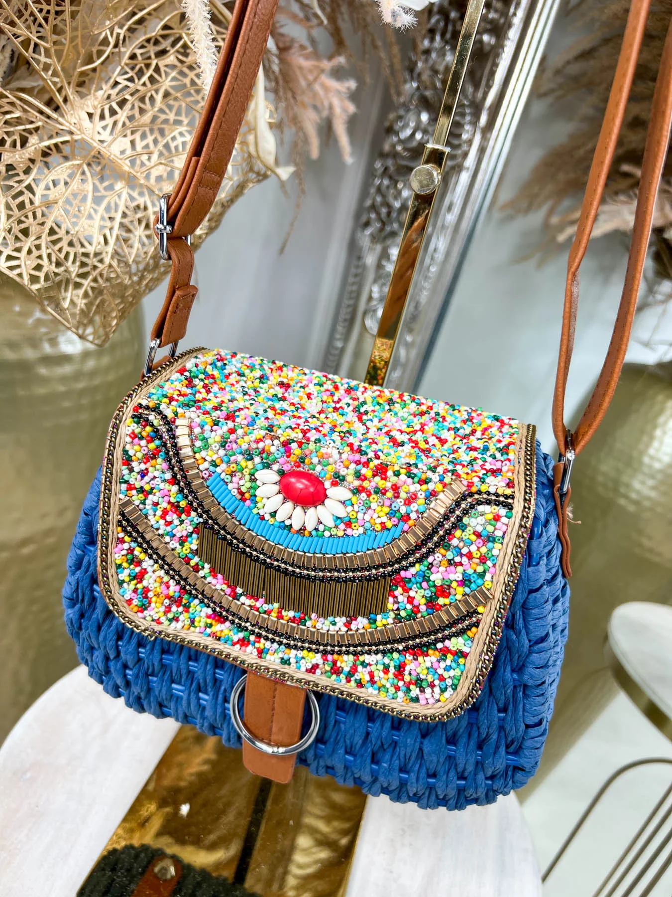 Beadie Bag - Blue - Image 3