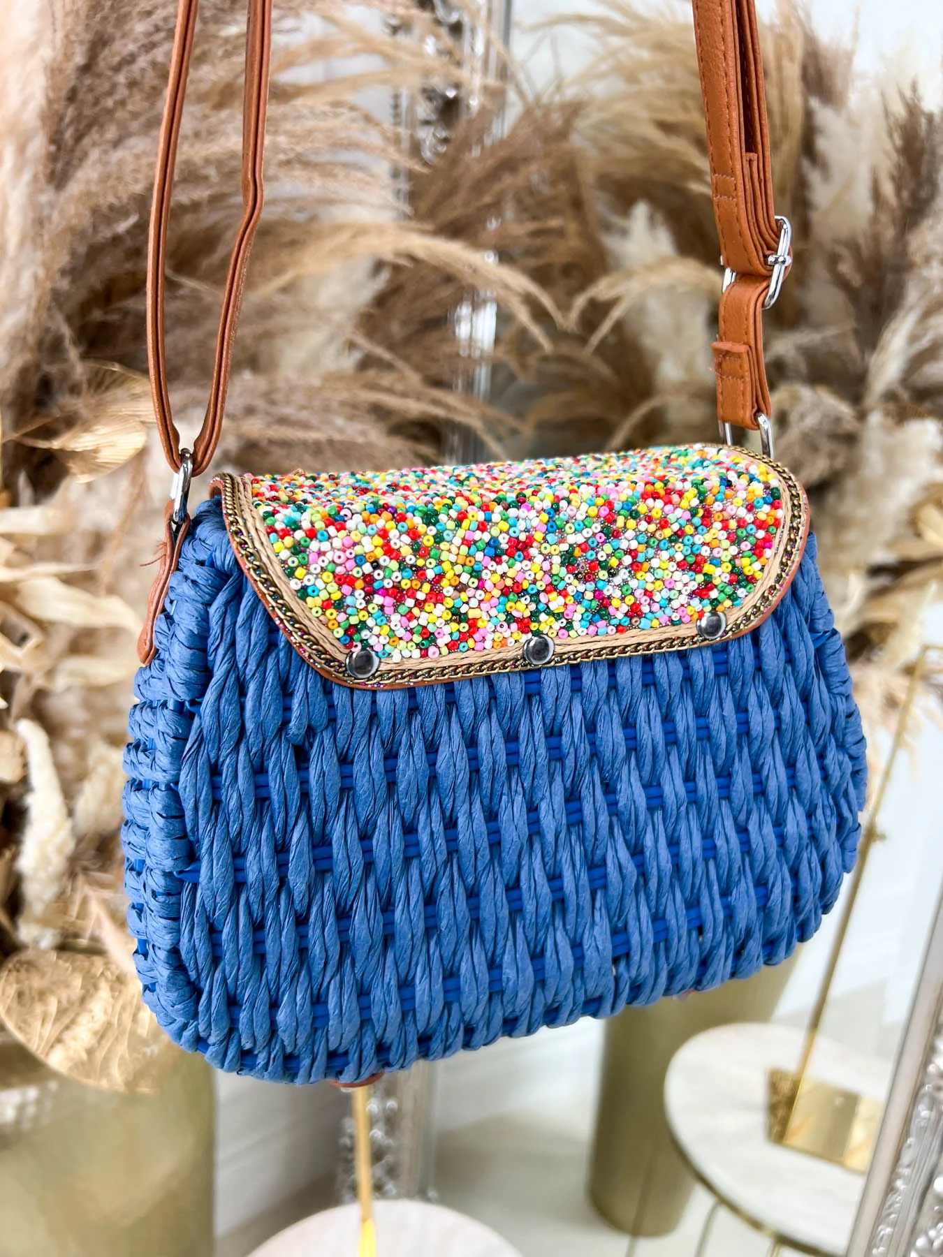 Beadie Bag - Blue - Image 4