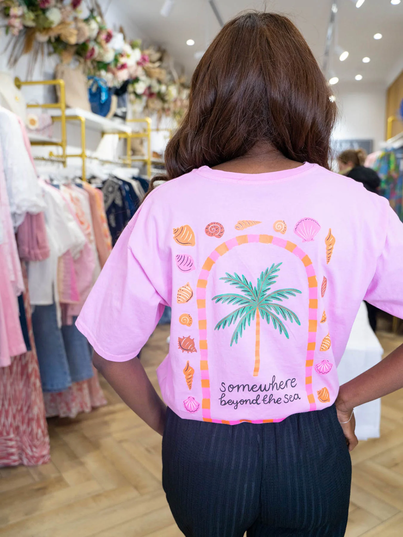 Becca Graphic T-Shirt - Pink - Image 2