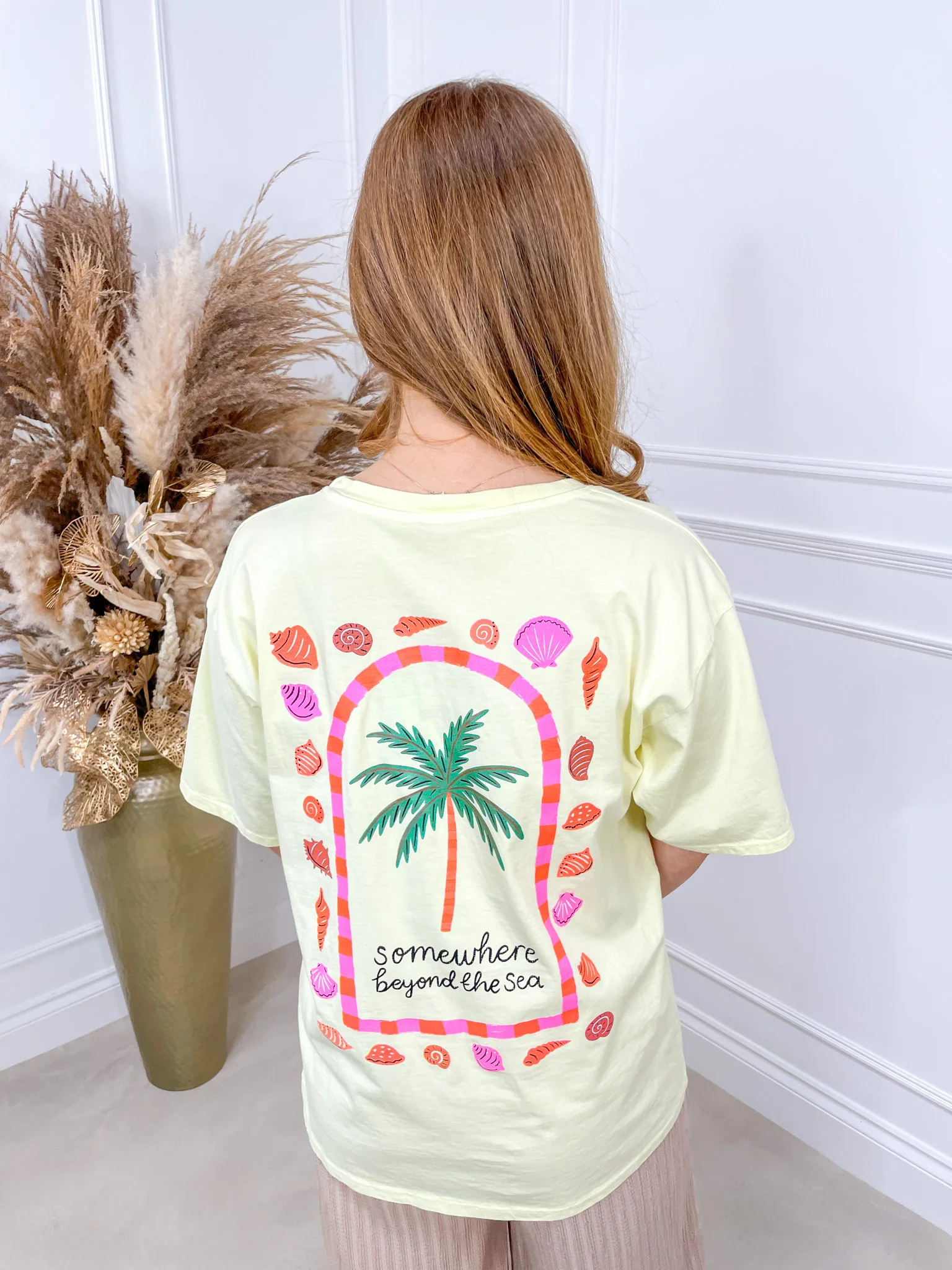 Becca Graphic T-Shirt - Yellow - Image 6