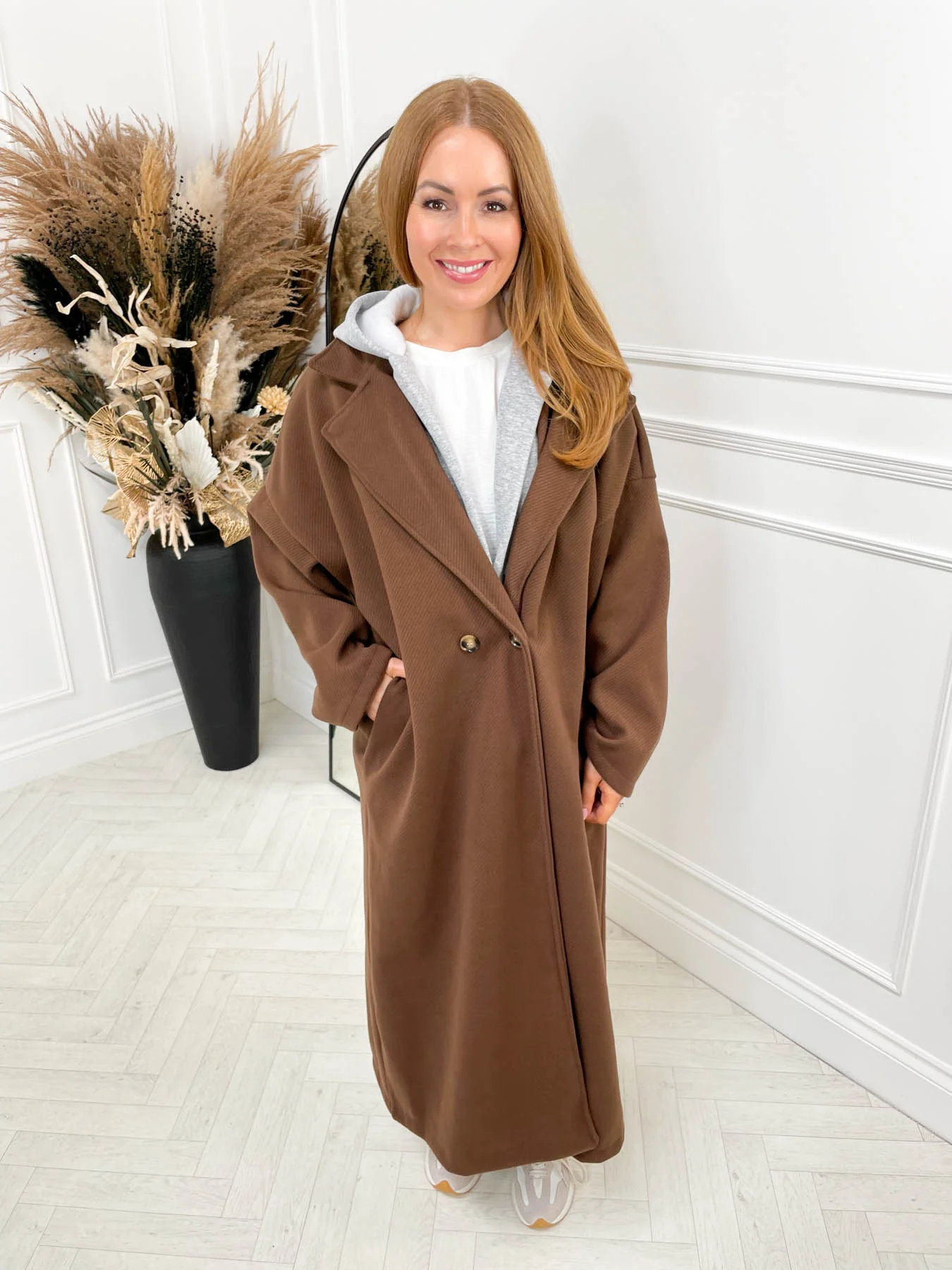 City Break Coat - Chocolate - Image 8