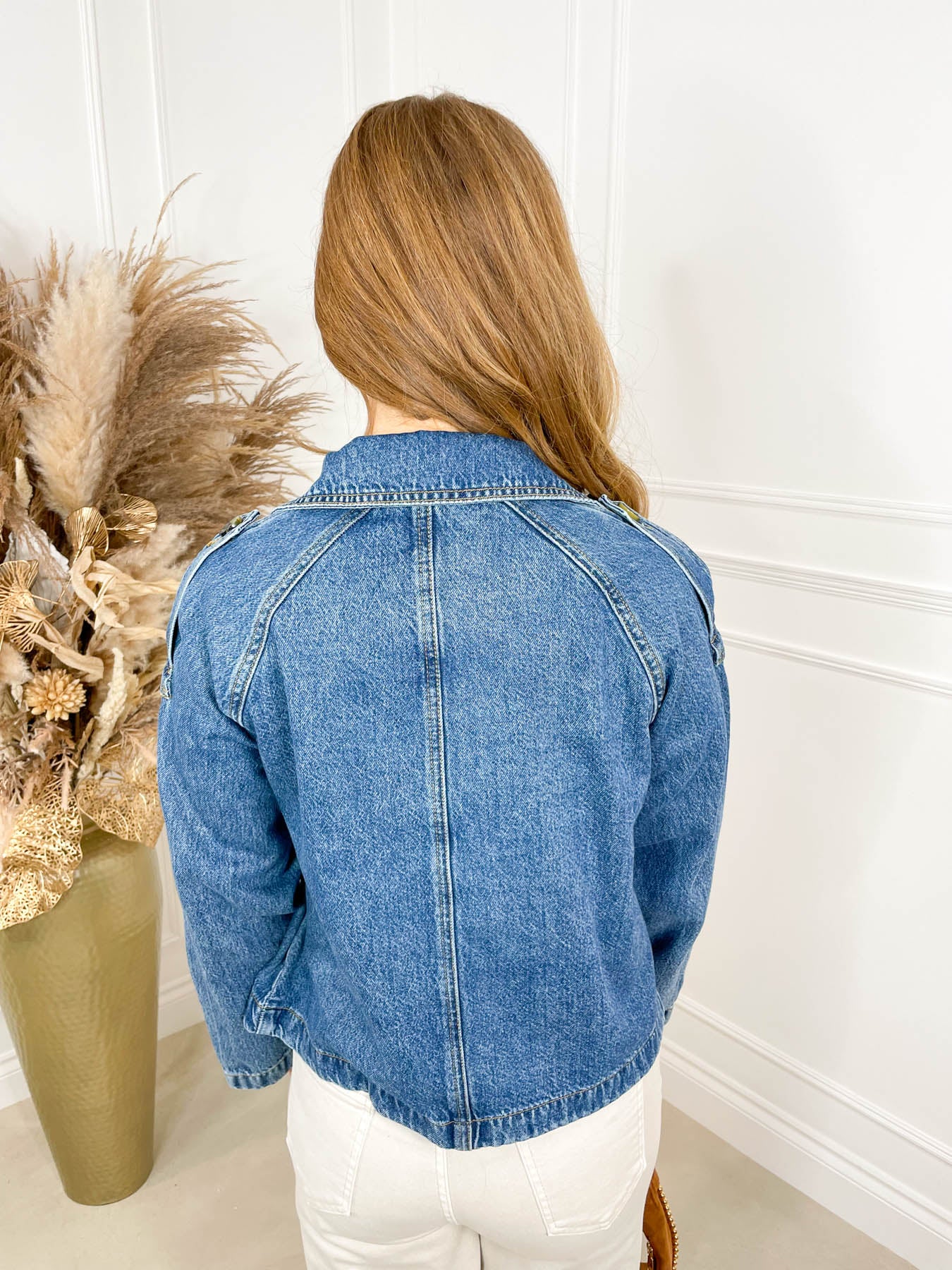 Darcy Denim Trench Jacket - Image 6