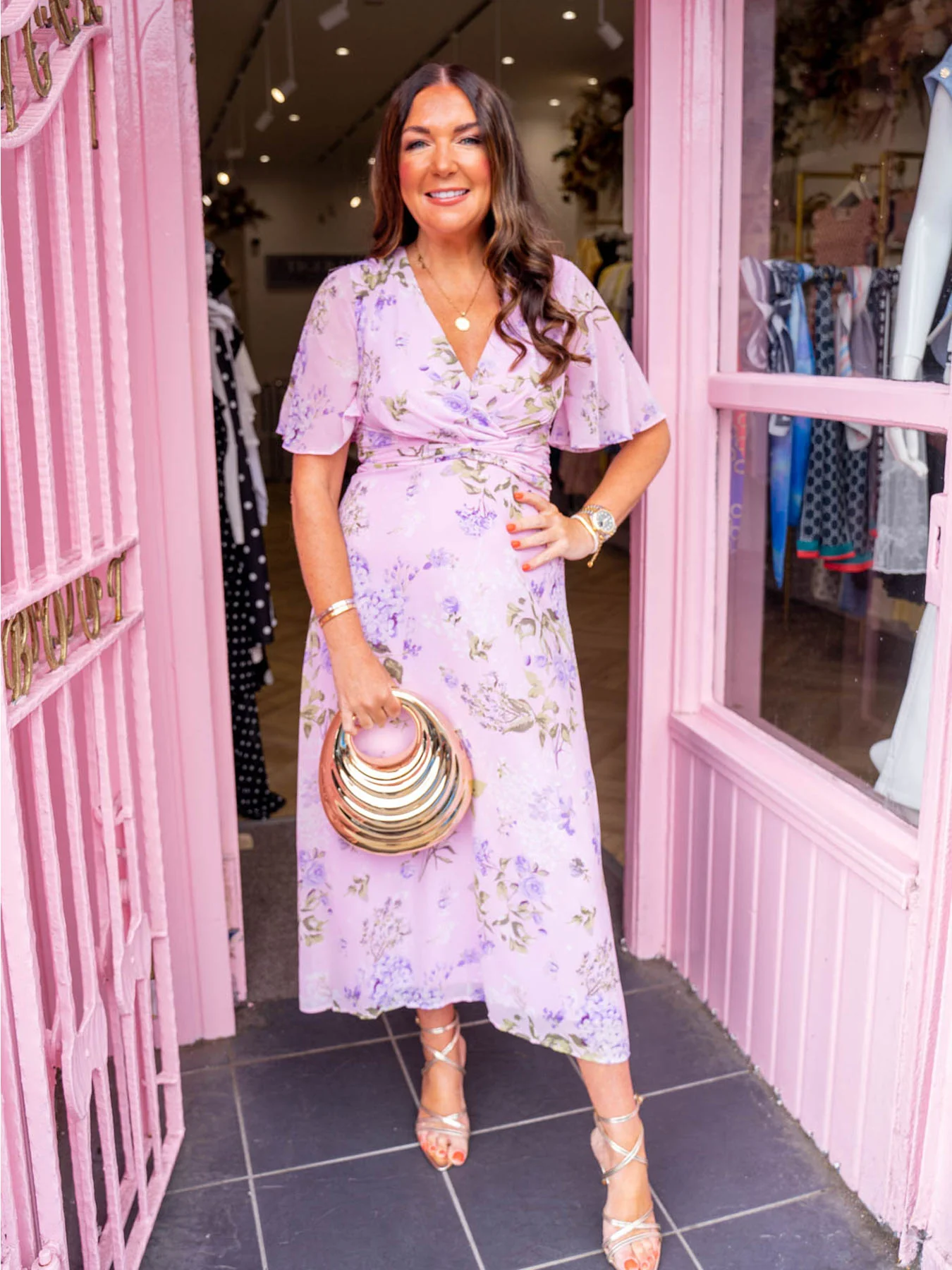 Daria Dress - Lilac Floral