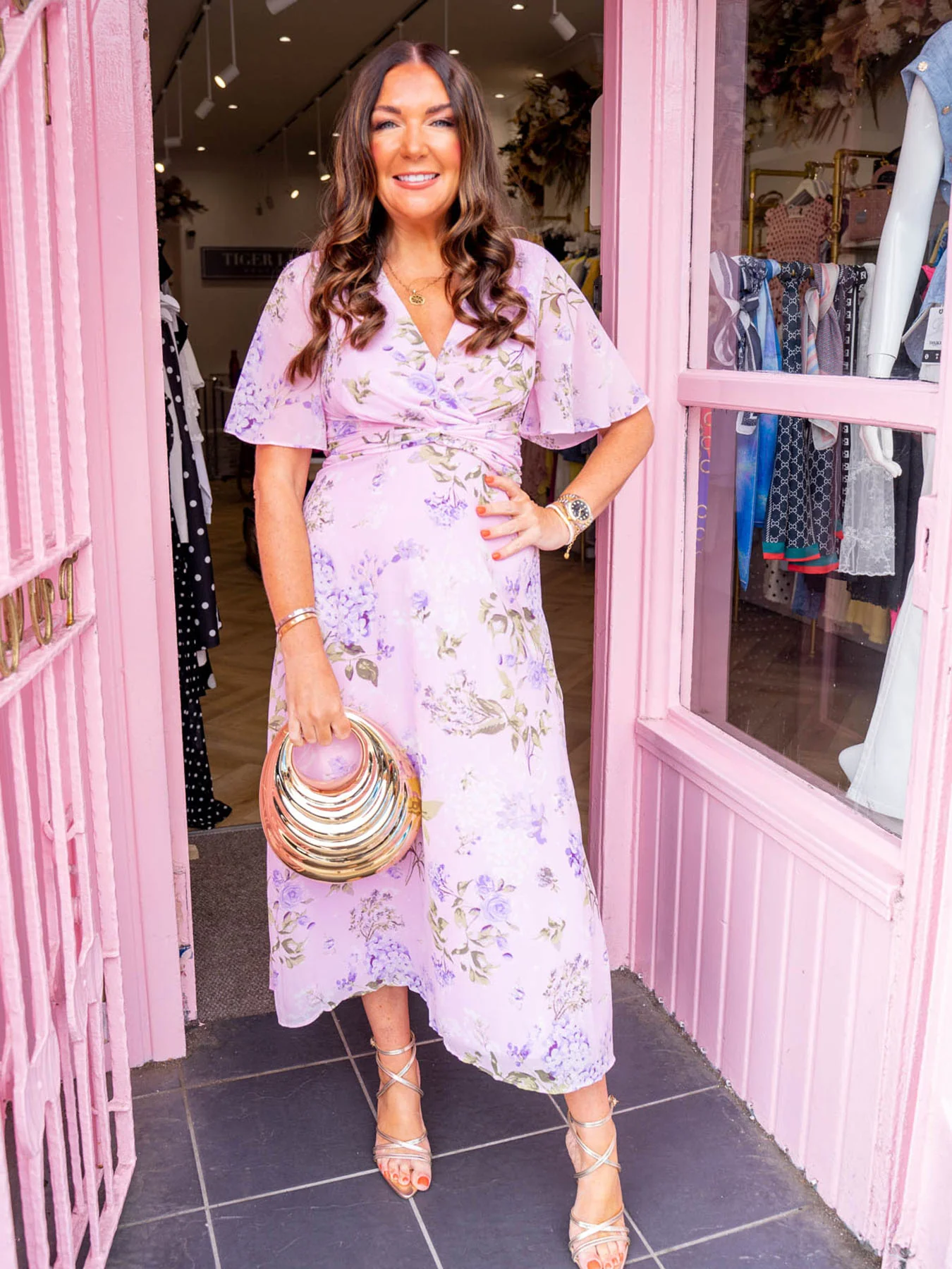Daria Dress - Lilac Floral - Image 4