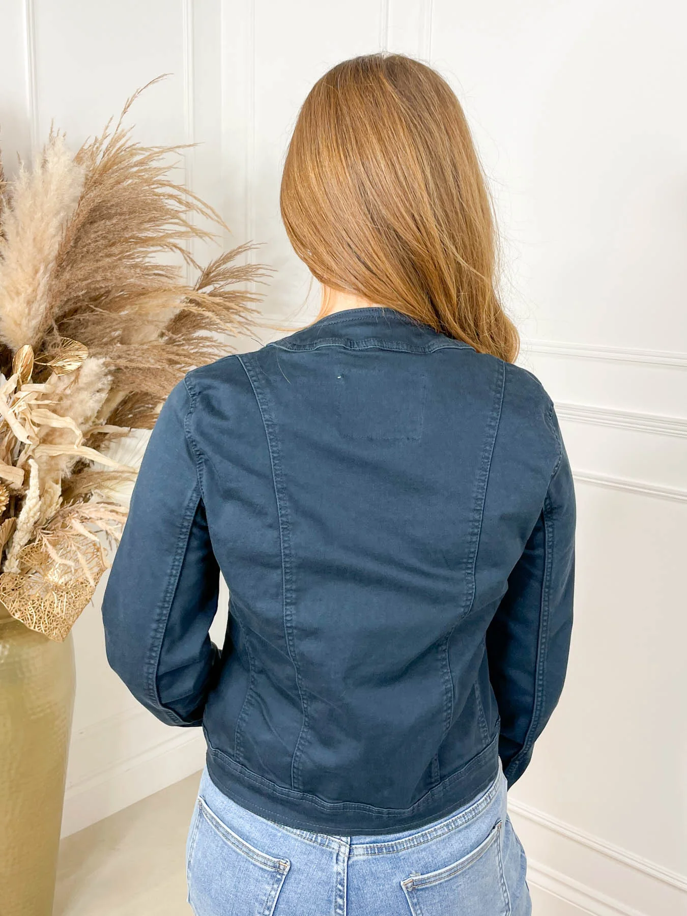 Demi Denim Jacket - Navy - Image 4