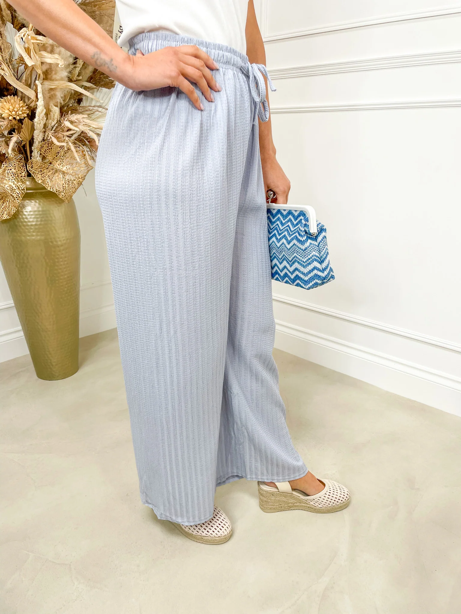 Ella Trouser - Light Blue - Image 5