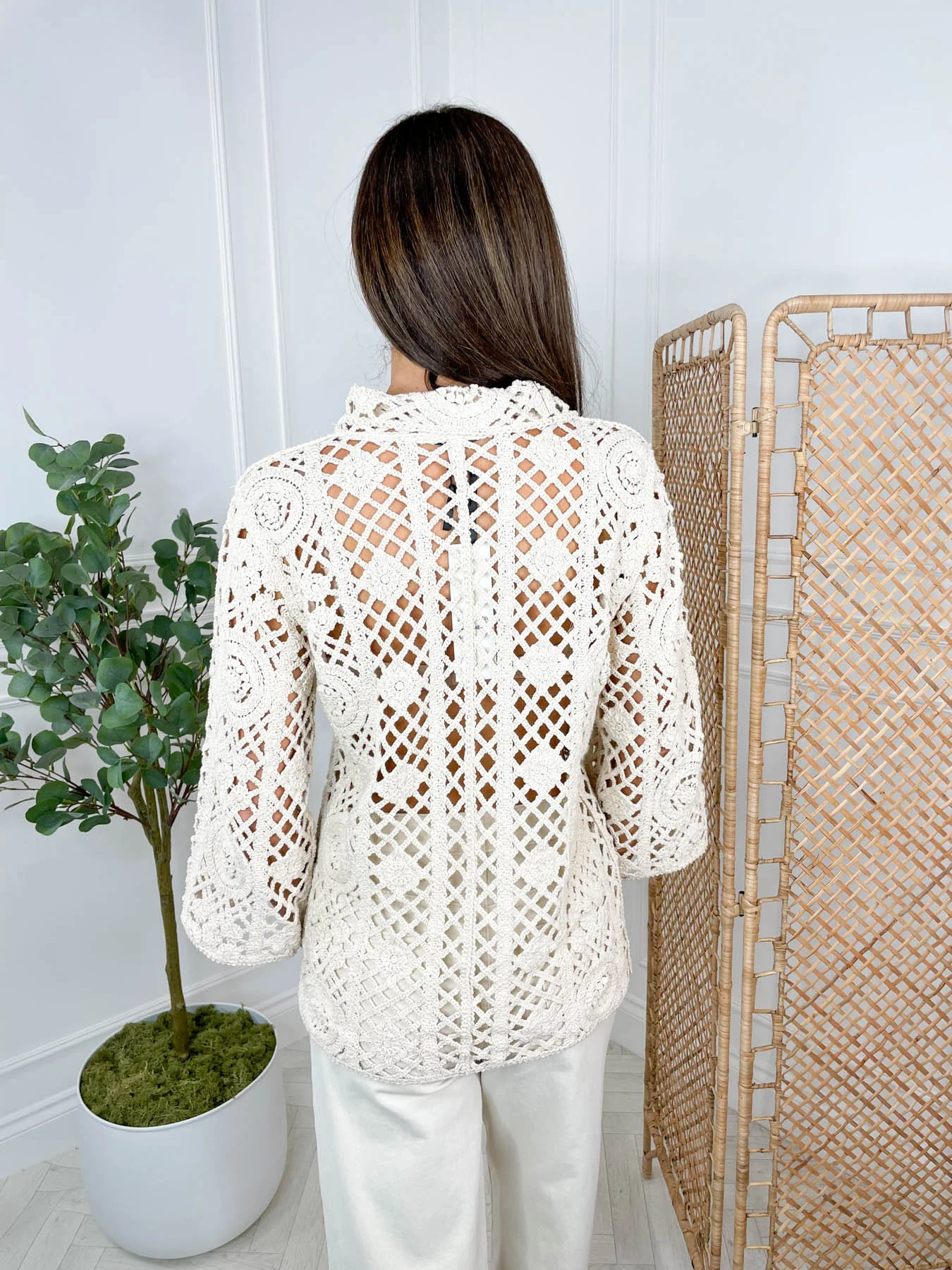 Emily Crochet Shirt - Image 7