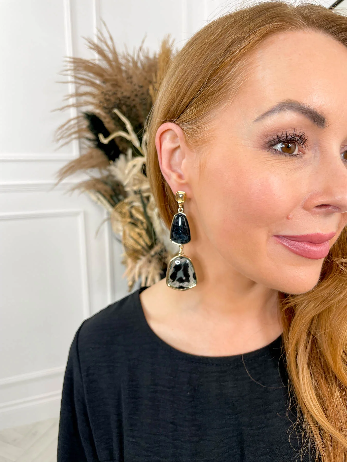 Esme Earrings- Black - Image 2