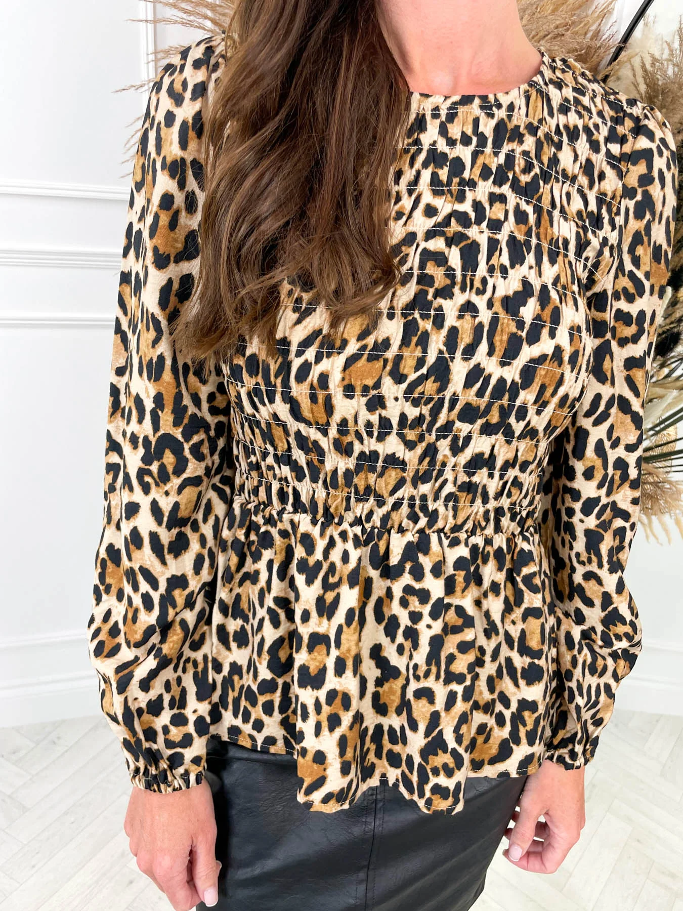 Anna Blouse - Leopard - Image 5