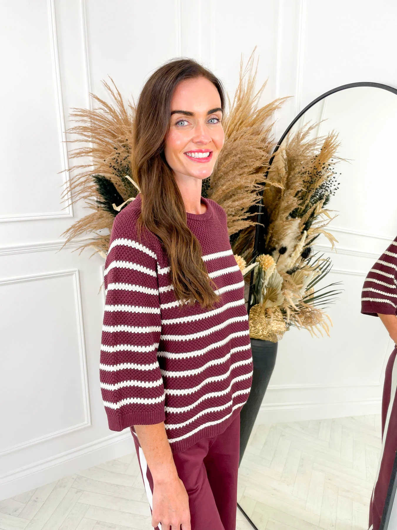 Harlay Knit - Burgundy - Image 5