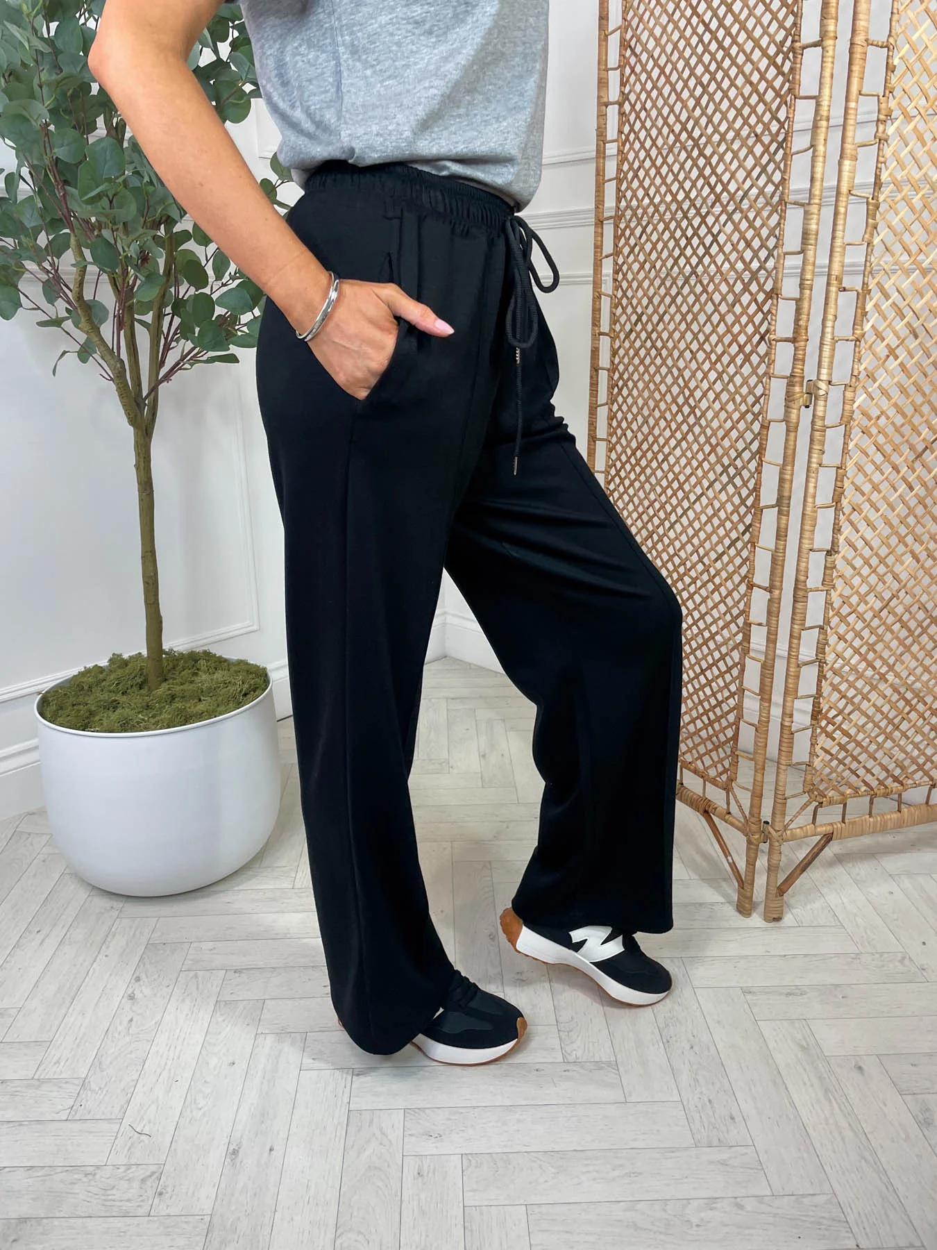 Inez Wide Leg Jogger - 4 Colours - Image 11