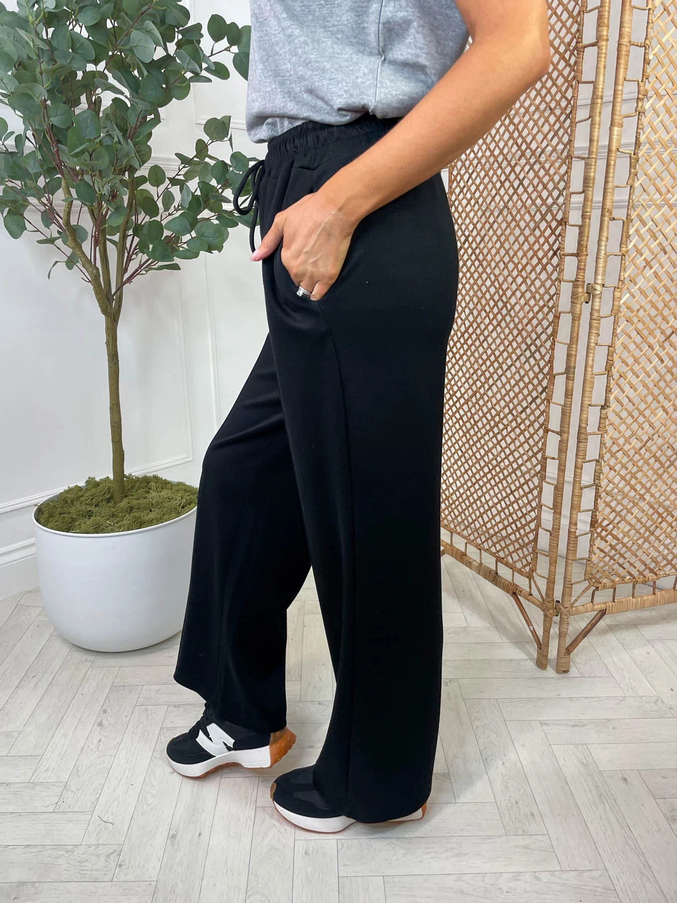 Inez Wide Leg Jogger - 4 Colours - Image 12