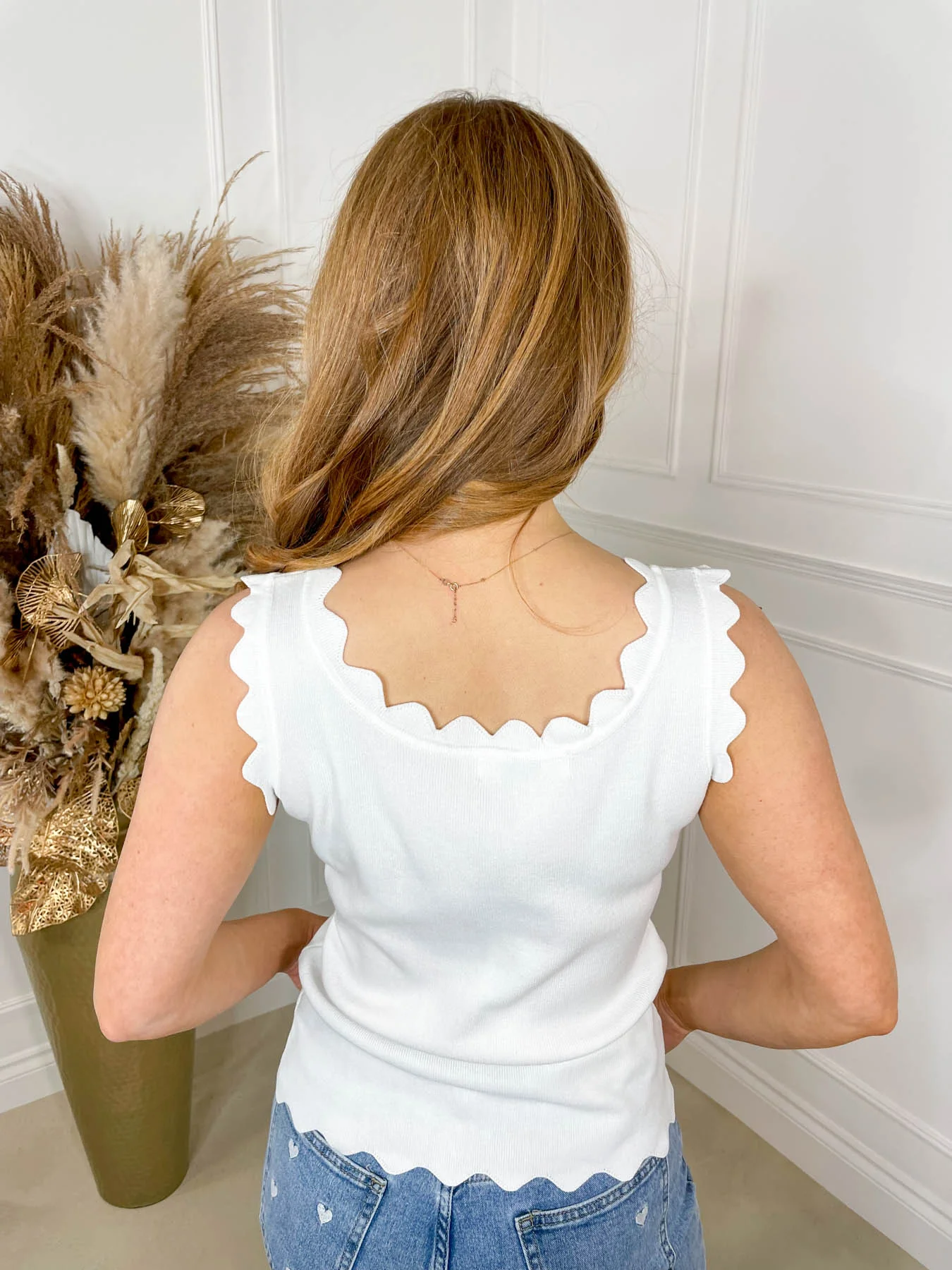Katya Vest - White - Image 5