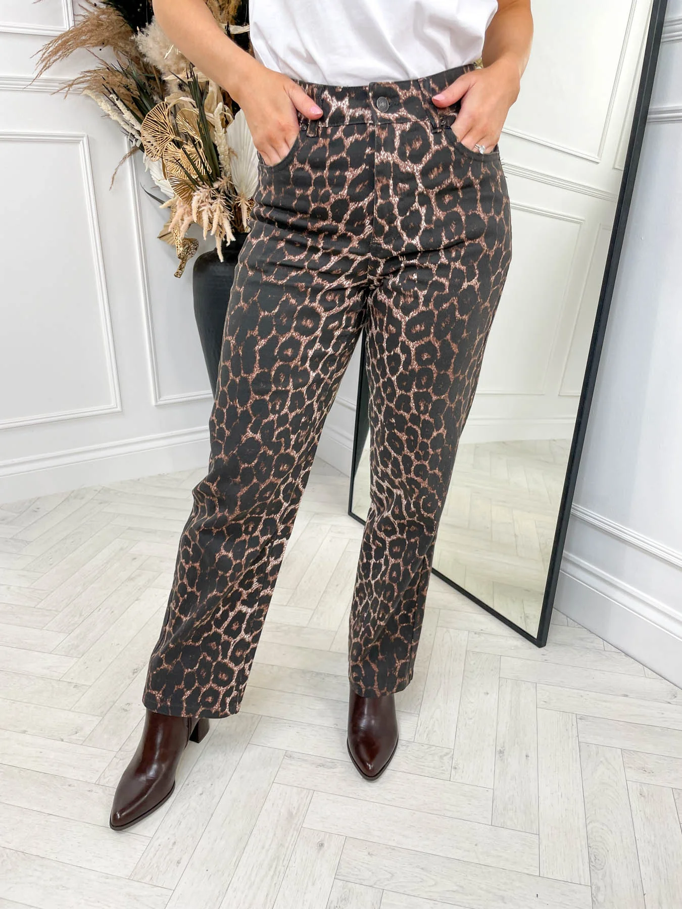 Kenna Leopard Jean - Image 2