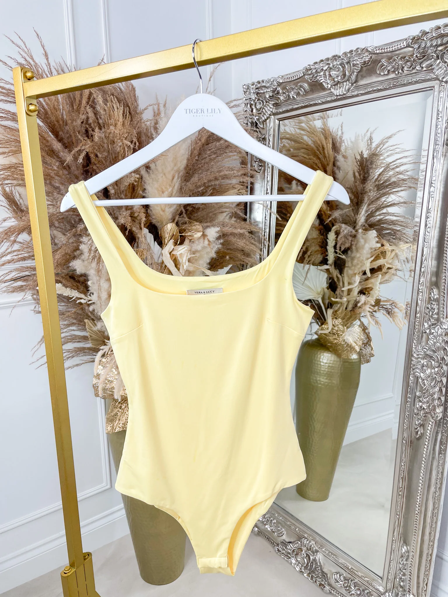 Kiera Bodysuit - Yellow - Image 2