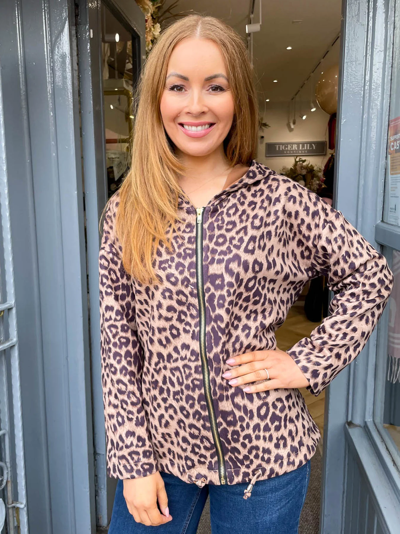 Kimberly Leopard Hoodie - Image 2