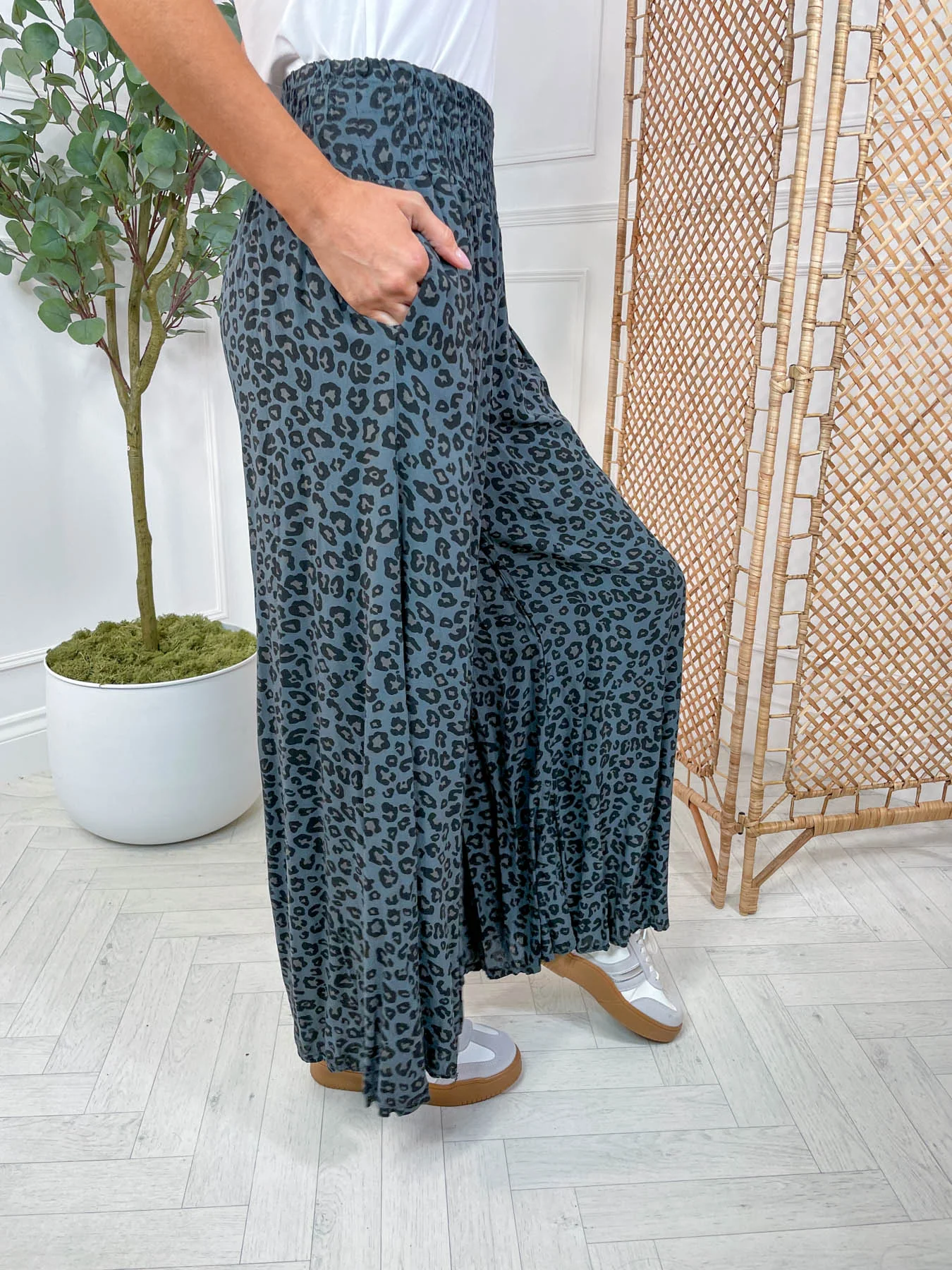 Leopard Palazzo Pant - 6 Colours - Image 17