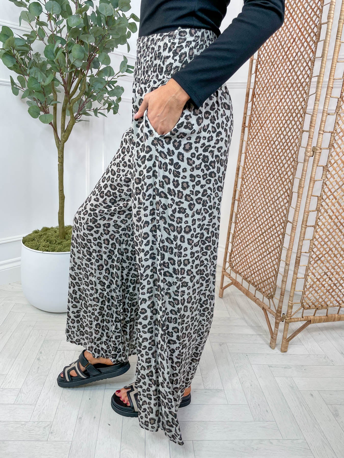 Leopard Palazzo Pant - 6 Colours - Image 18