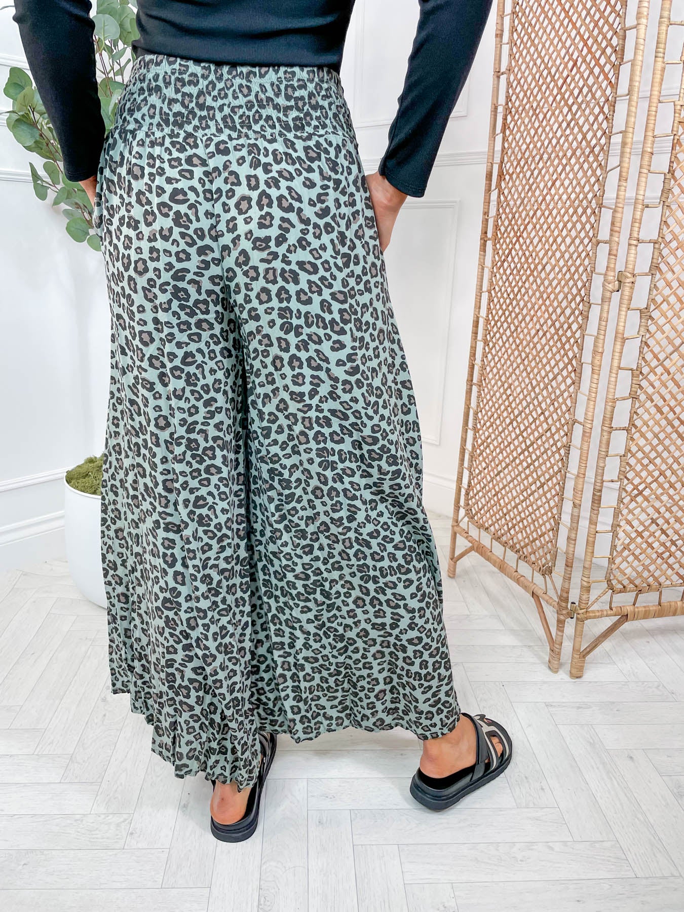 Leopard Palazzo Pant - 6 Colours - Image 23