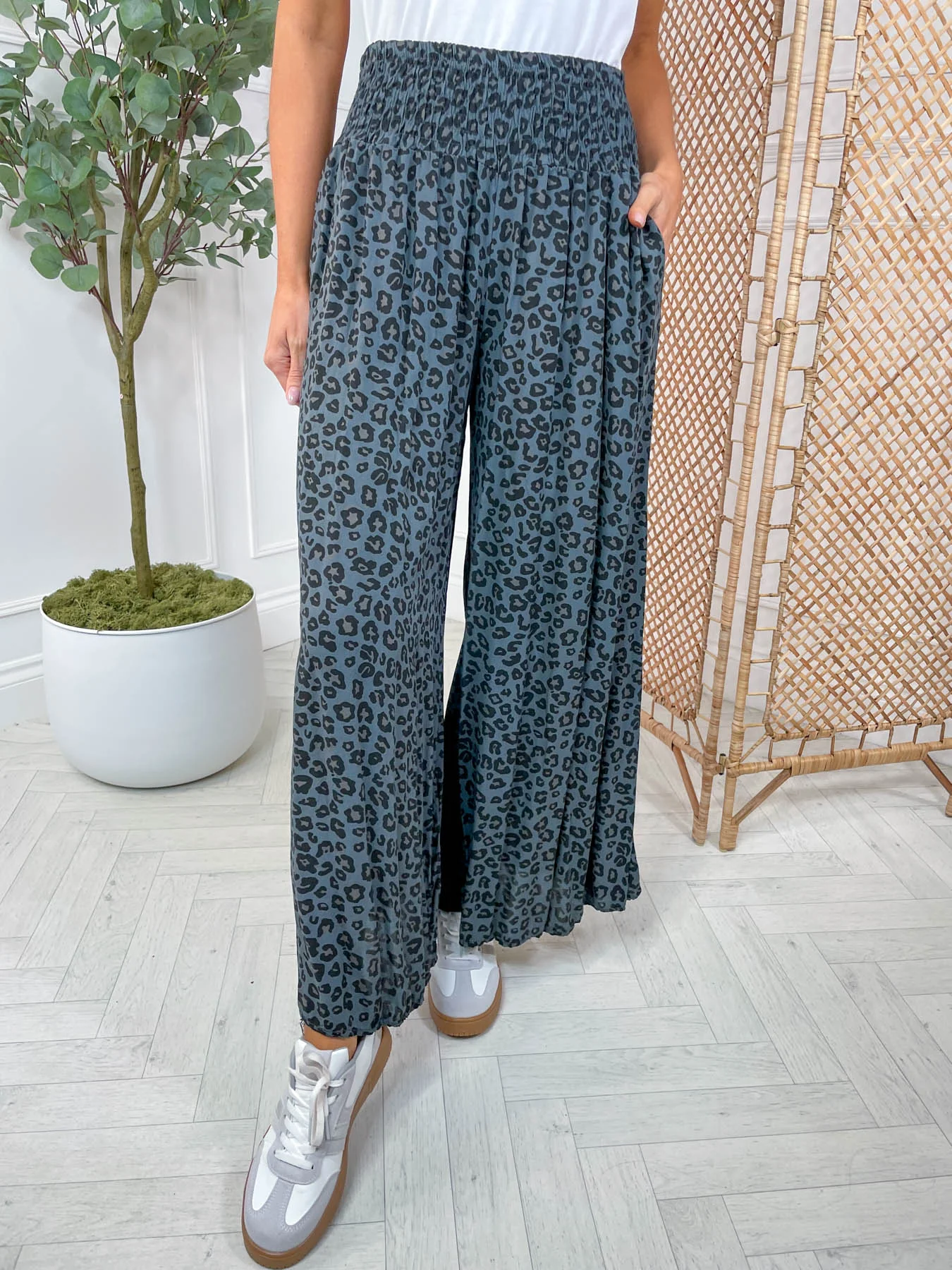 Leopard Palazzo Pant - 6 Colours - Image 7