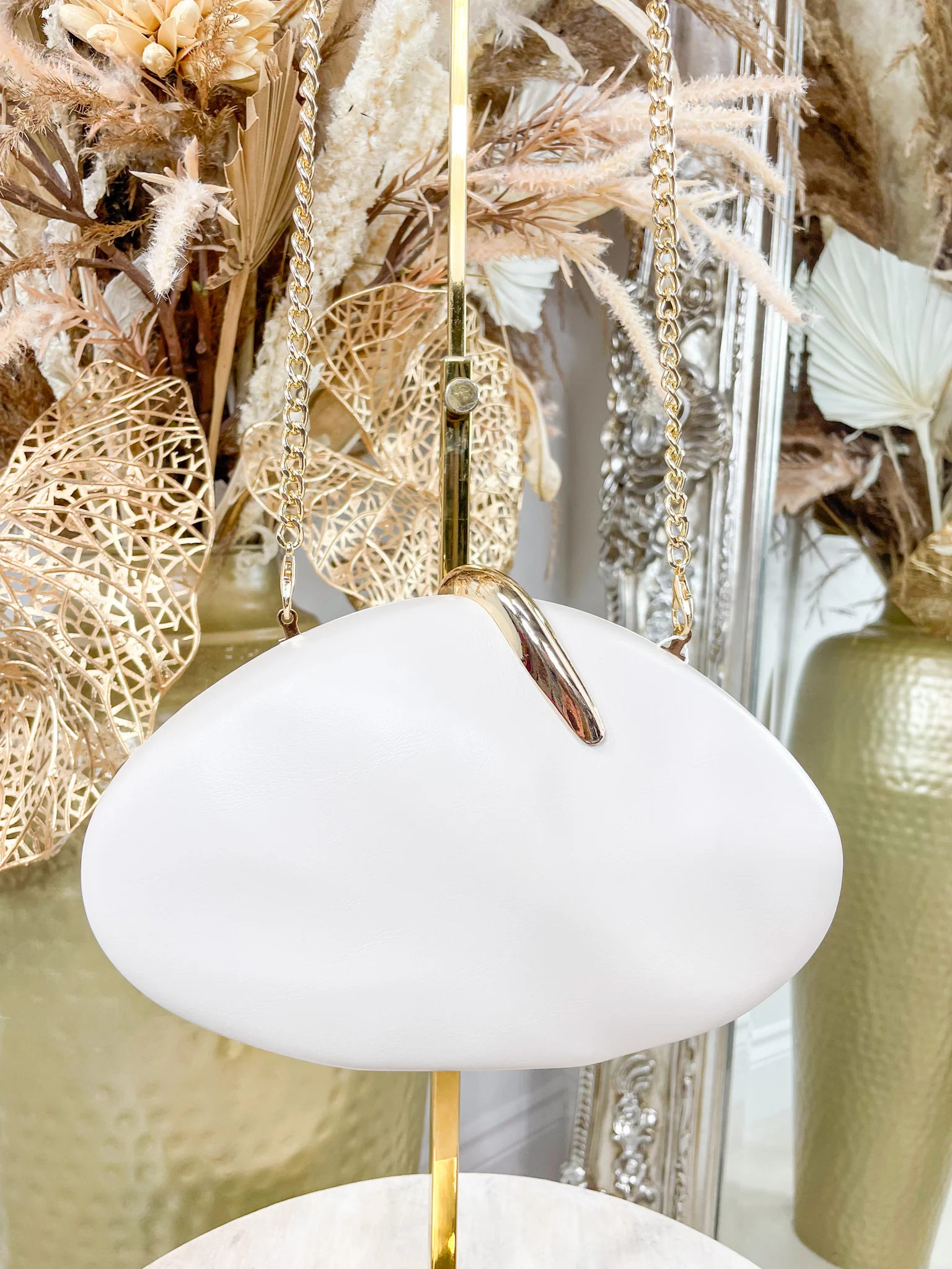 Maya Clutch - White
