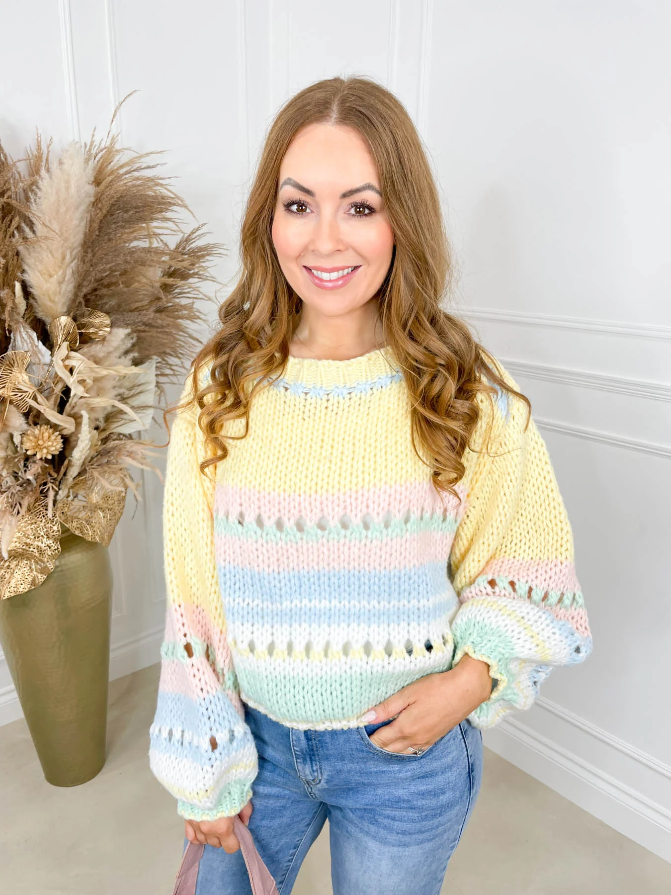 Maya Pastel Knitted Jumper - Image 3