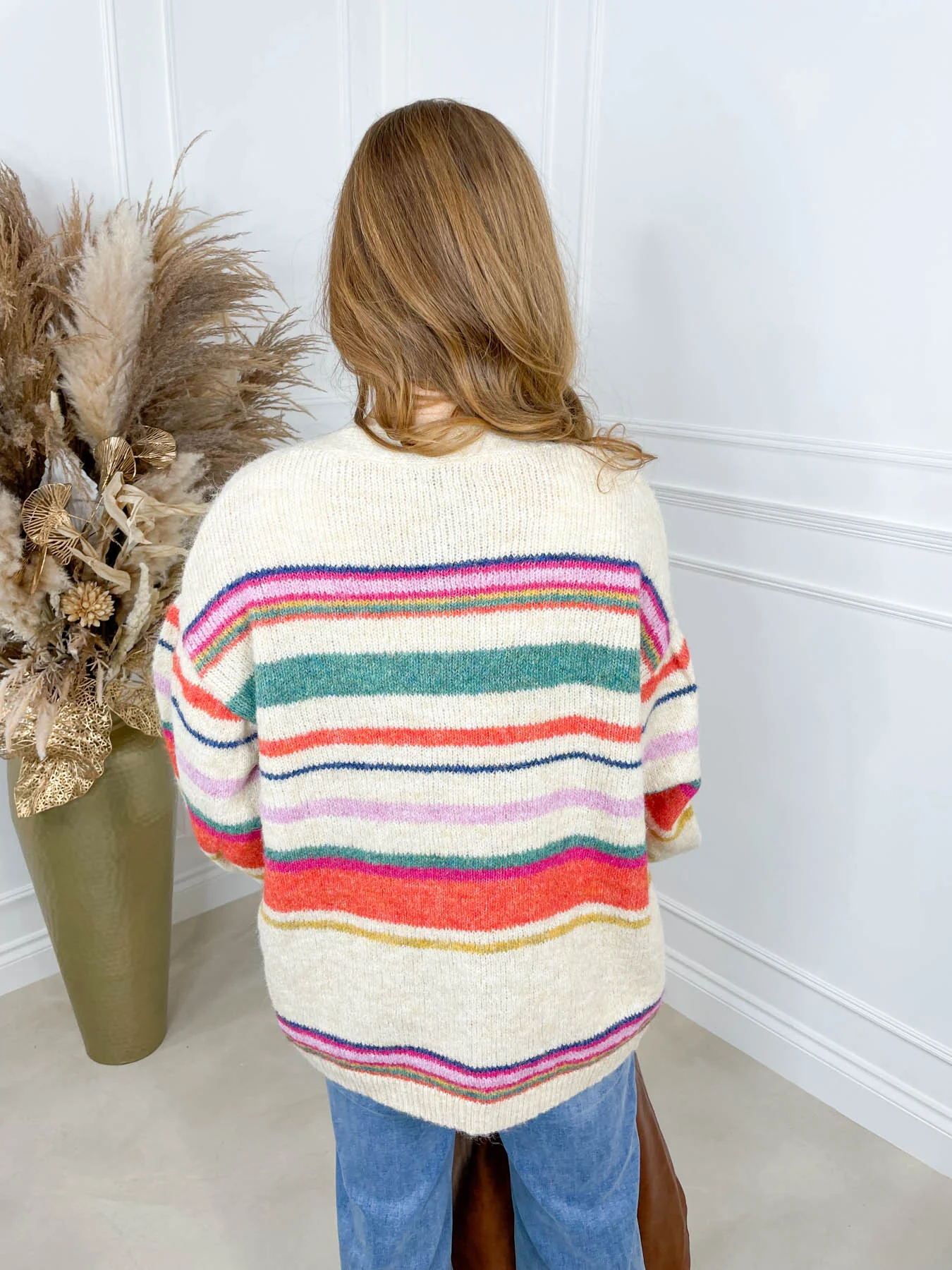 Moana Cardigan - Multi Stripe - Image 4
