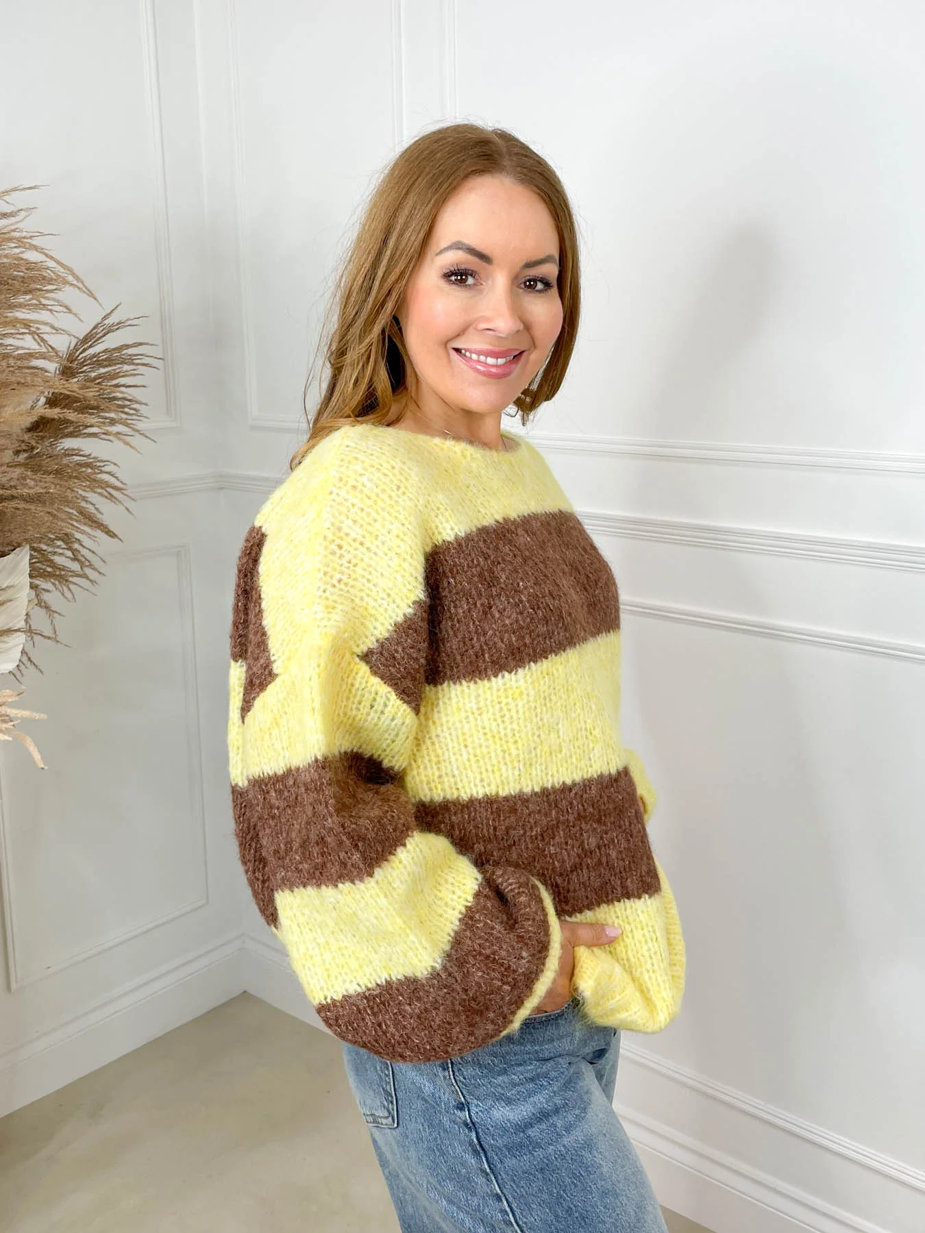 Nancy Stripe Knitted Jumper - Image 7