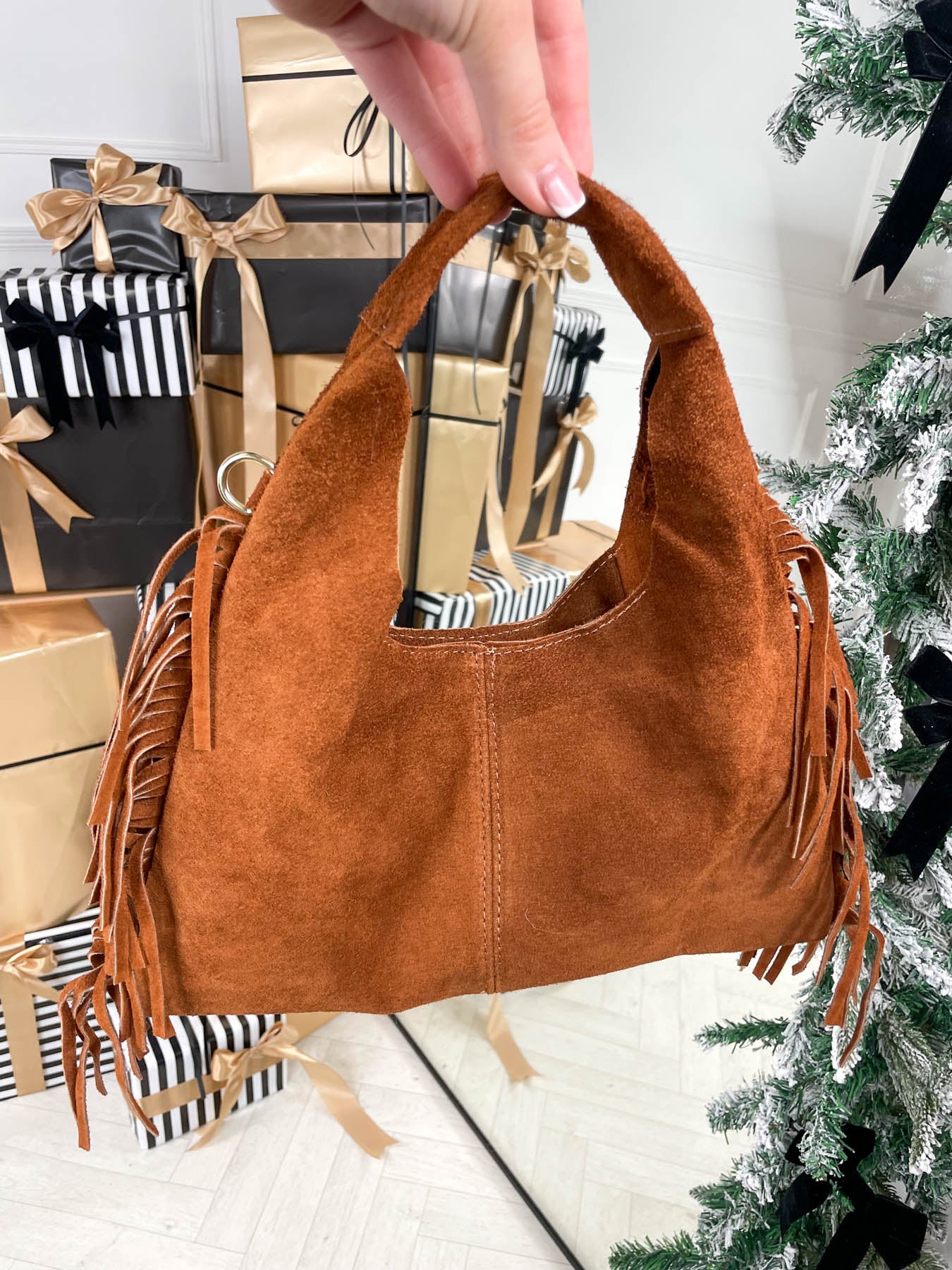Nashville Suede Bag - 2 Colours - Image 3