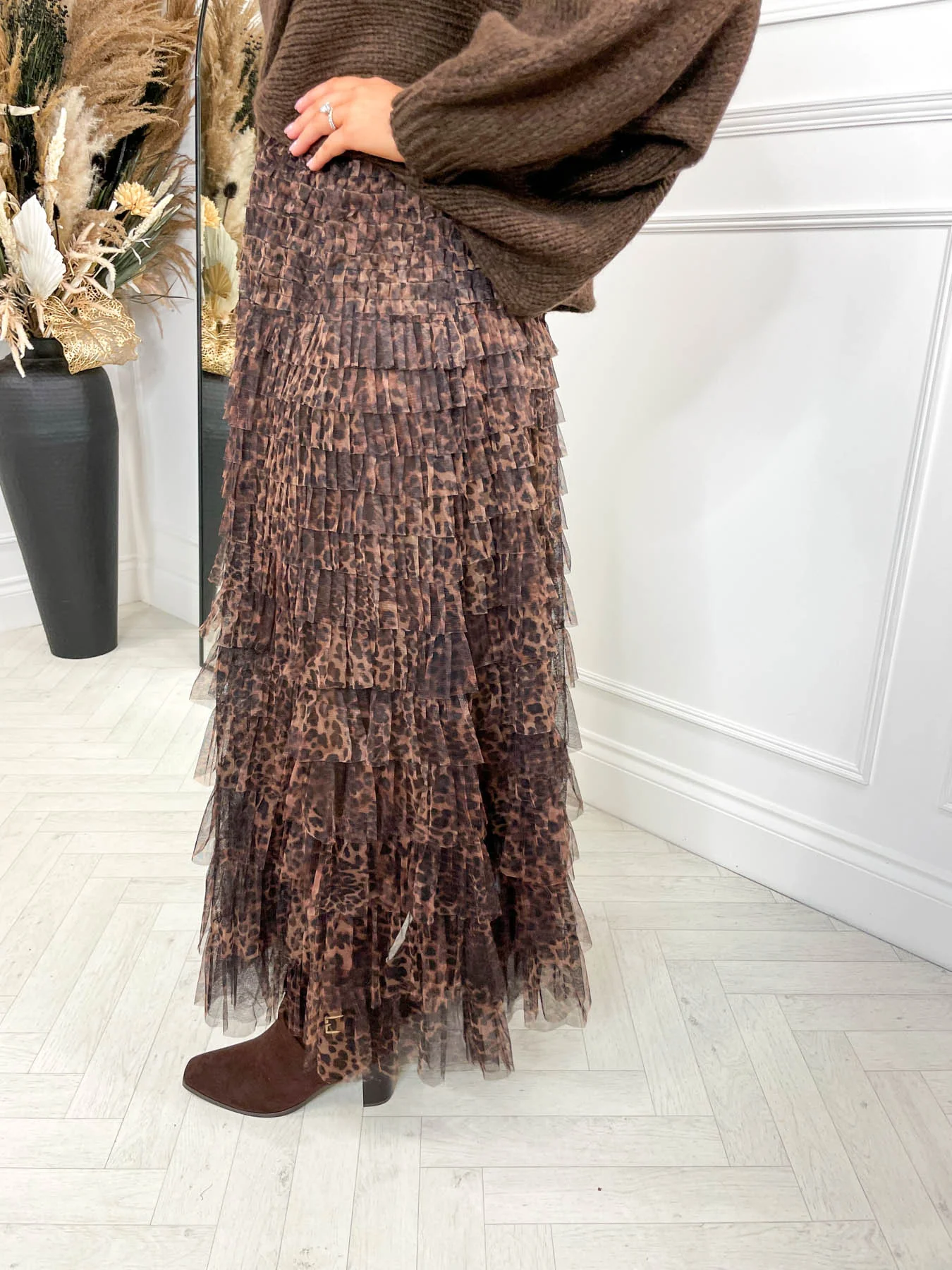 Ophelia Skirt- Leopard Print - Image 4