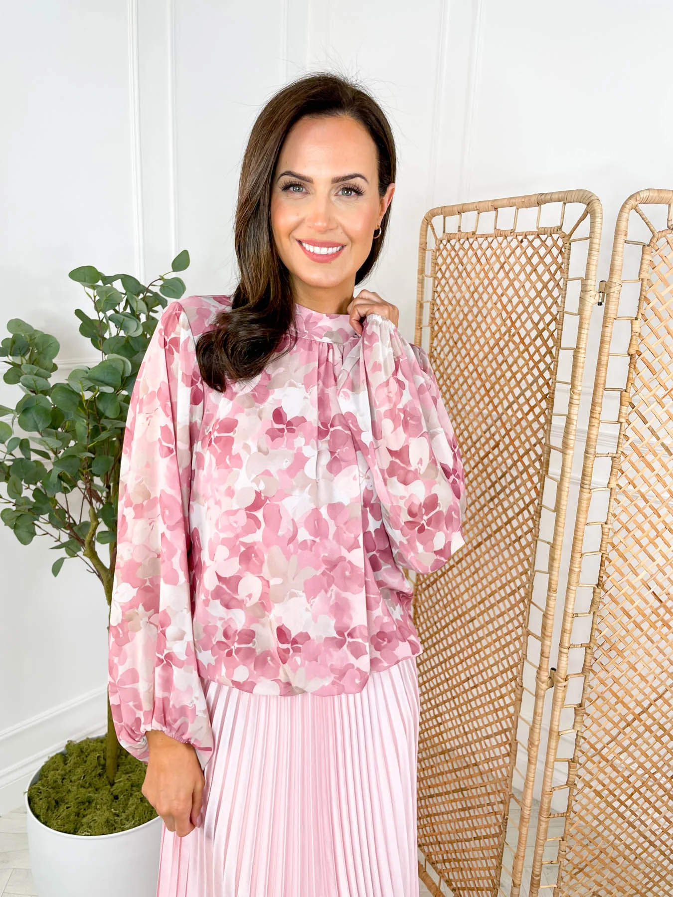 Pansy Blouse Abstract - 4 Colours - Image 25