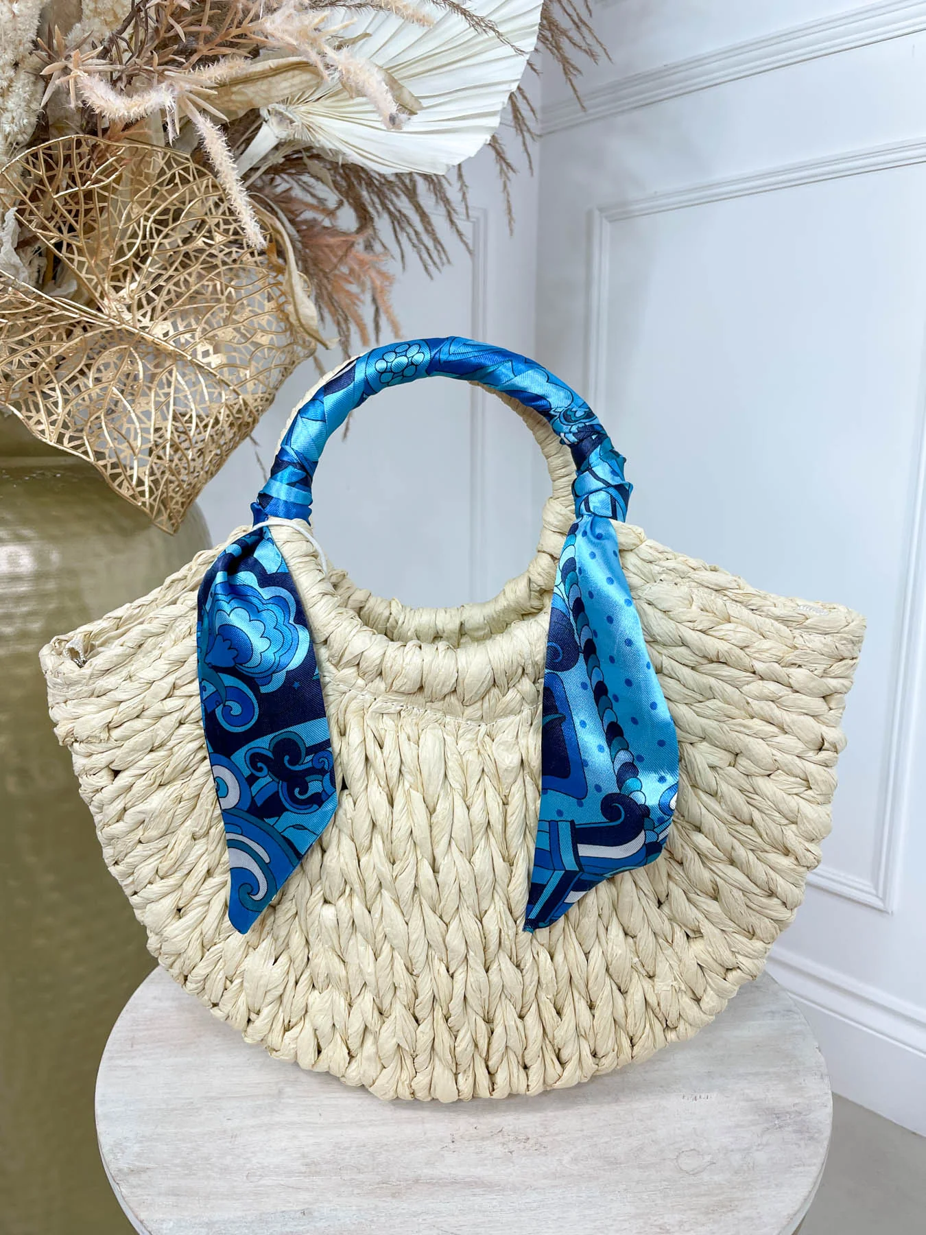 Pixie Woven Bag - Beige - Image 3