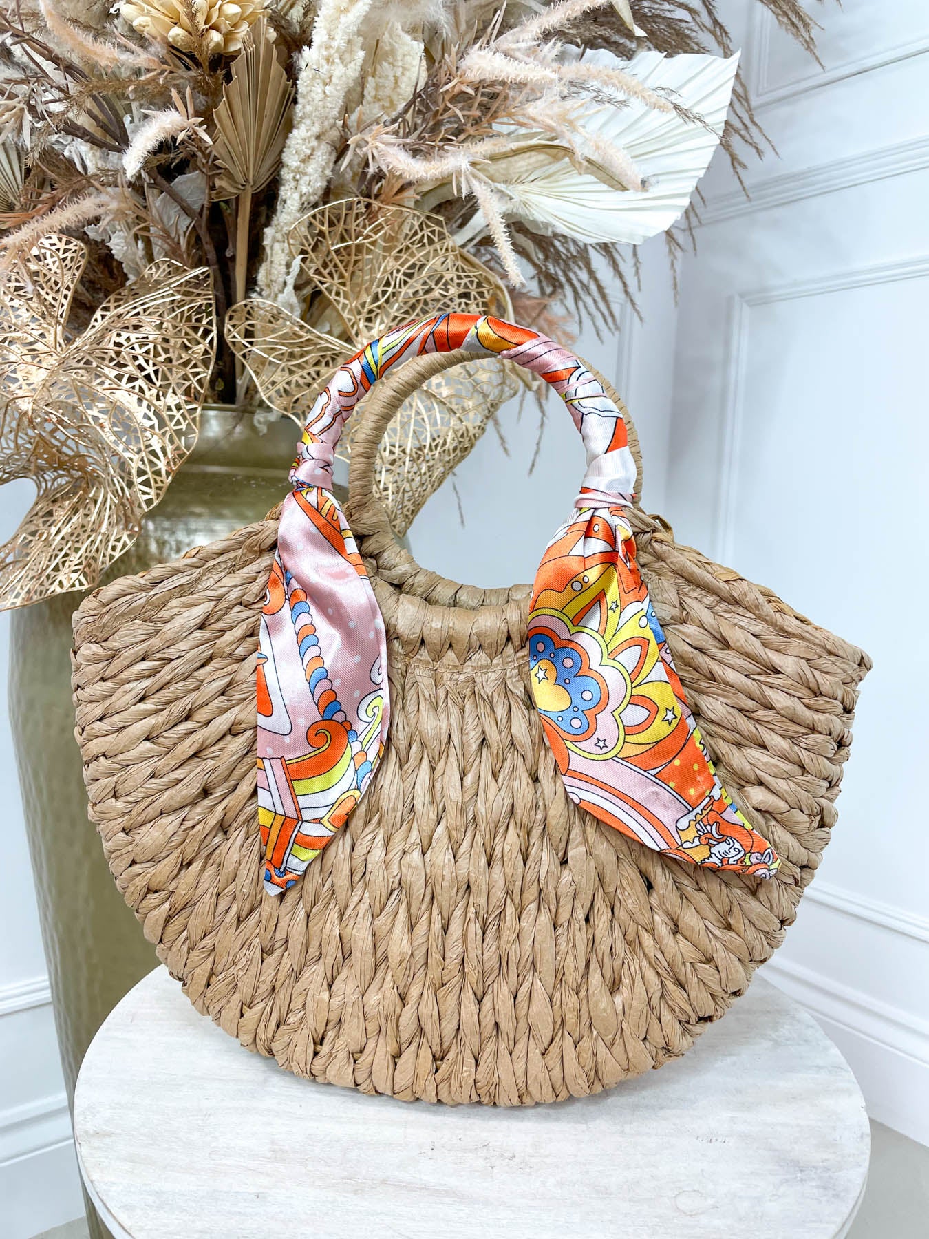 Pixie Woven Bag - Tan - Image 3
