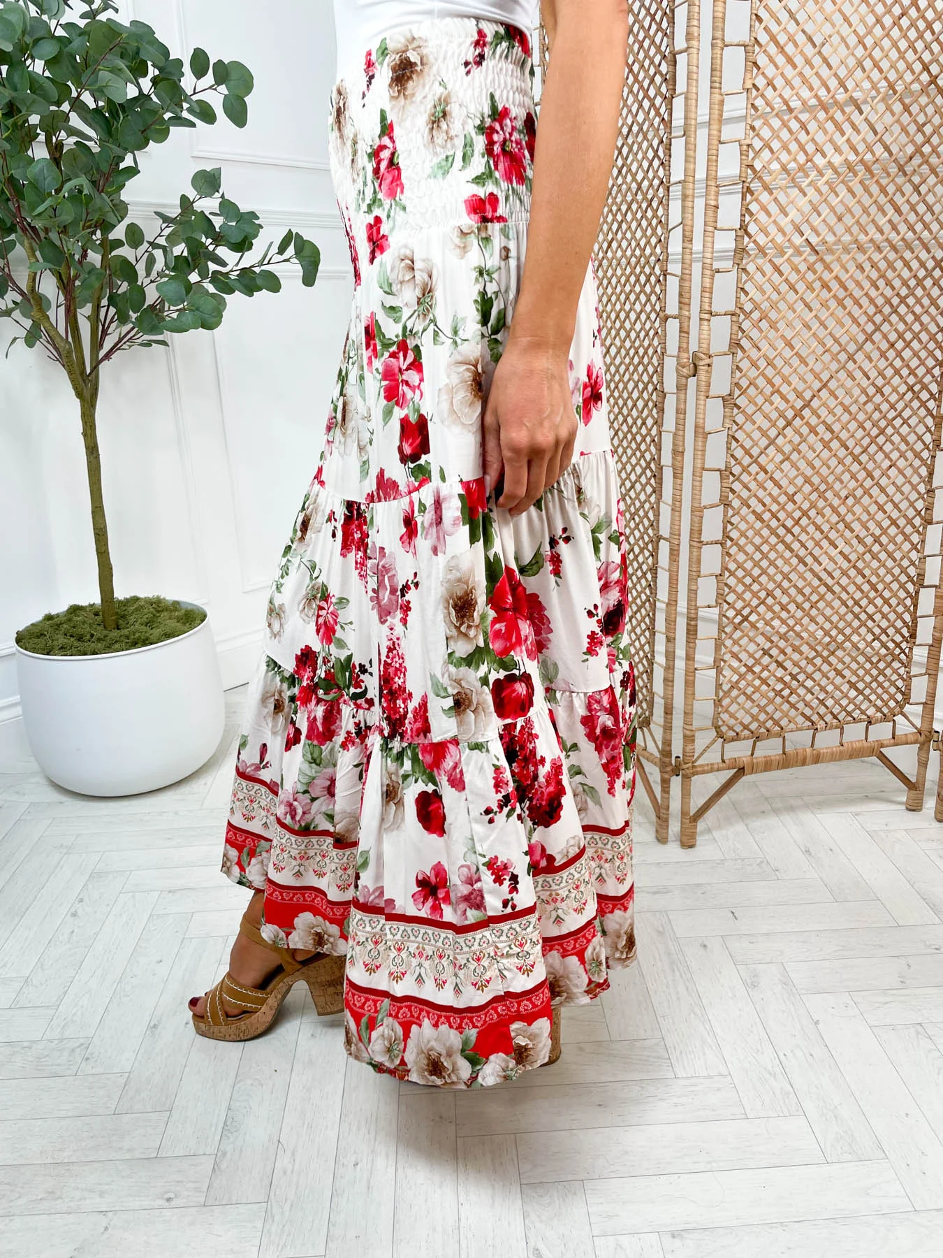 Poppy Floral Skirt - 2 Colours - Image 4