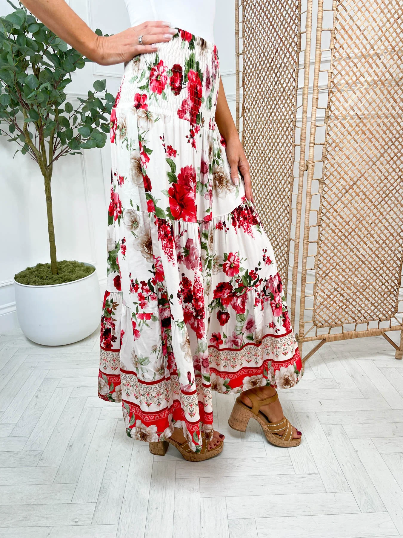 Poppy Floral Skirt - 2 Colours - Image 5