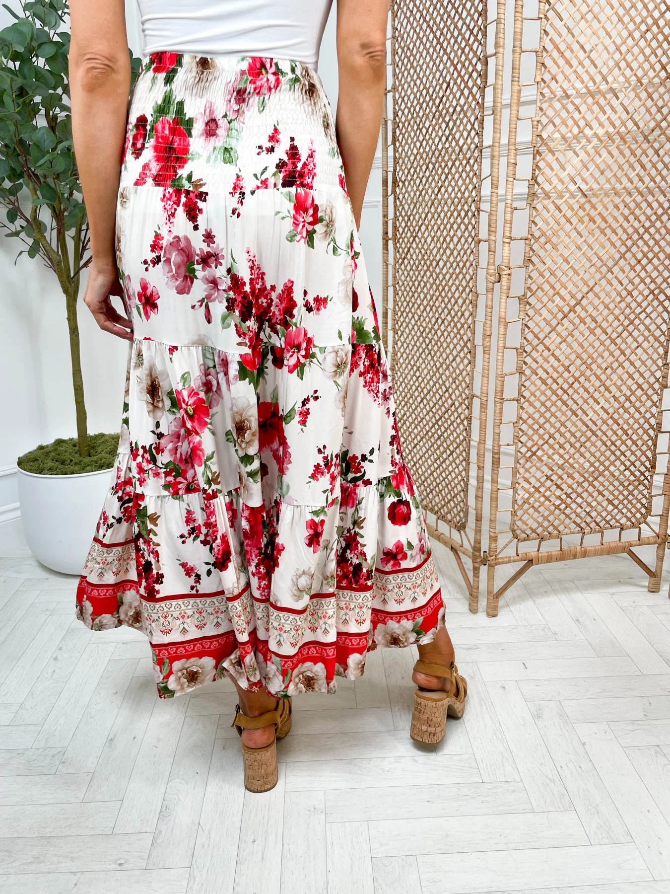 Poppy Floral Skirt - 2 Colours - Image 6