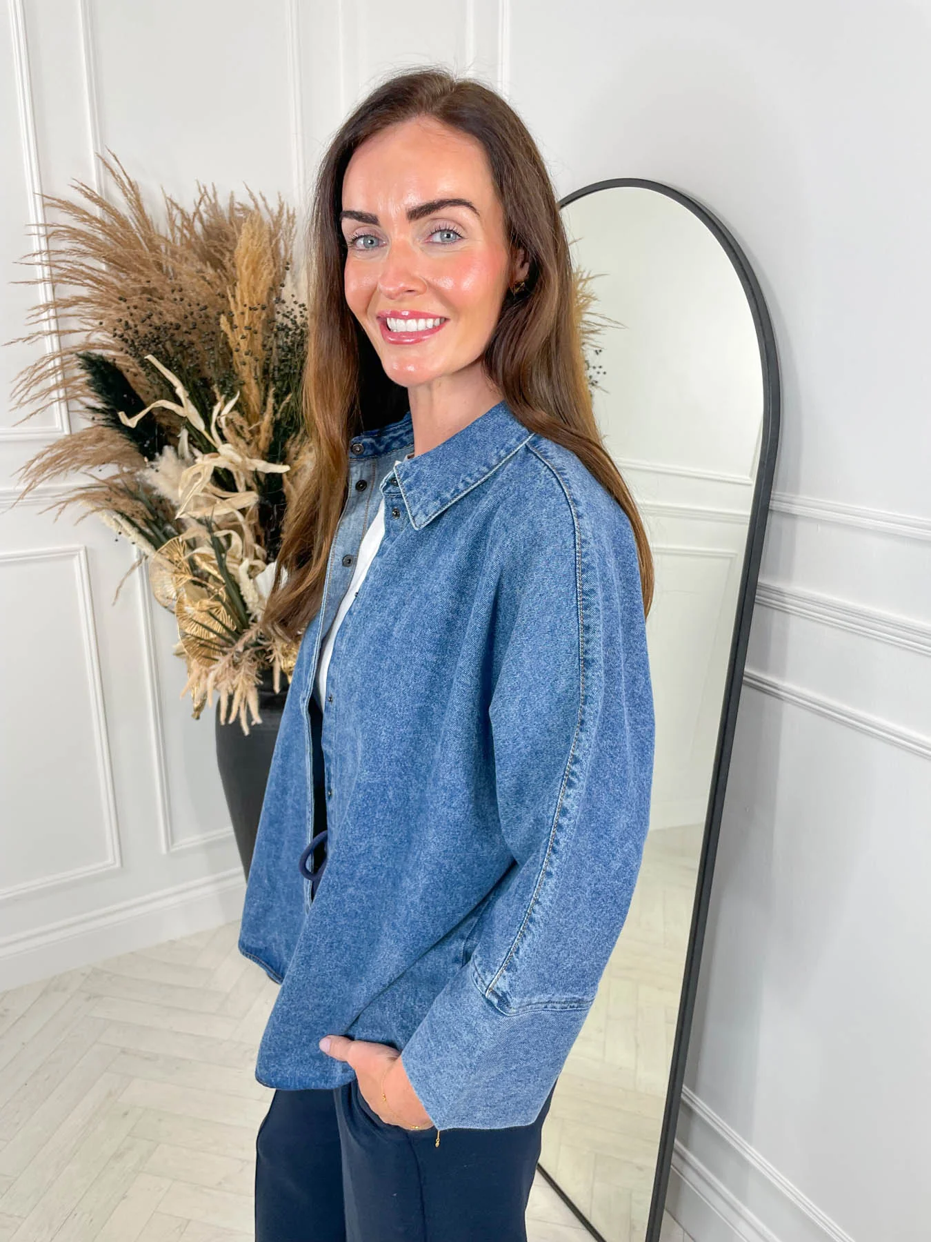 Pamela Denim Shirt - Image 6