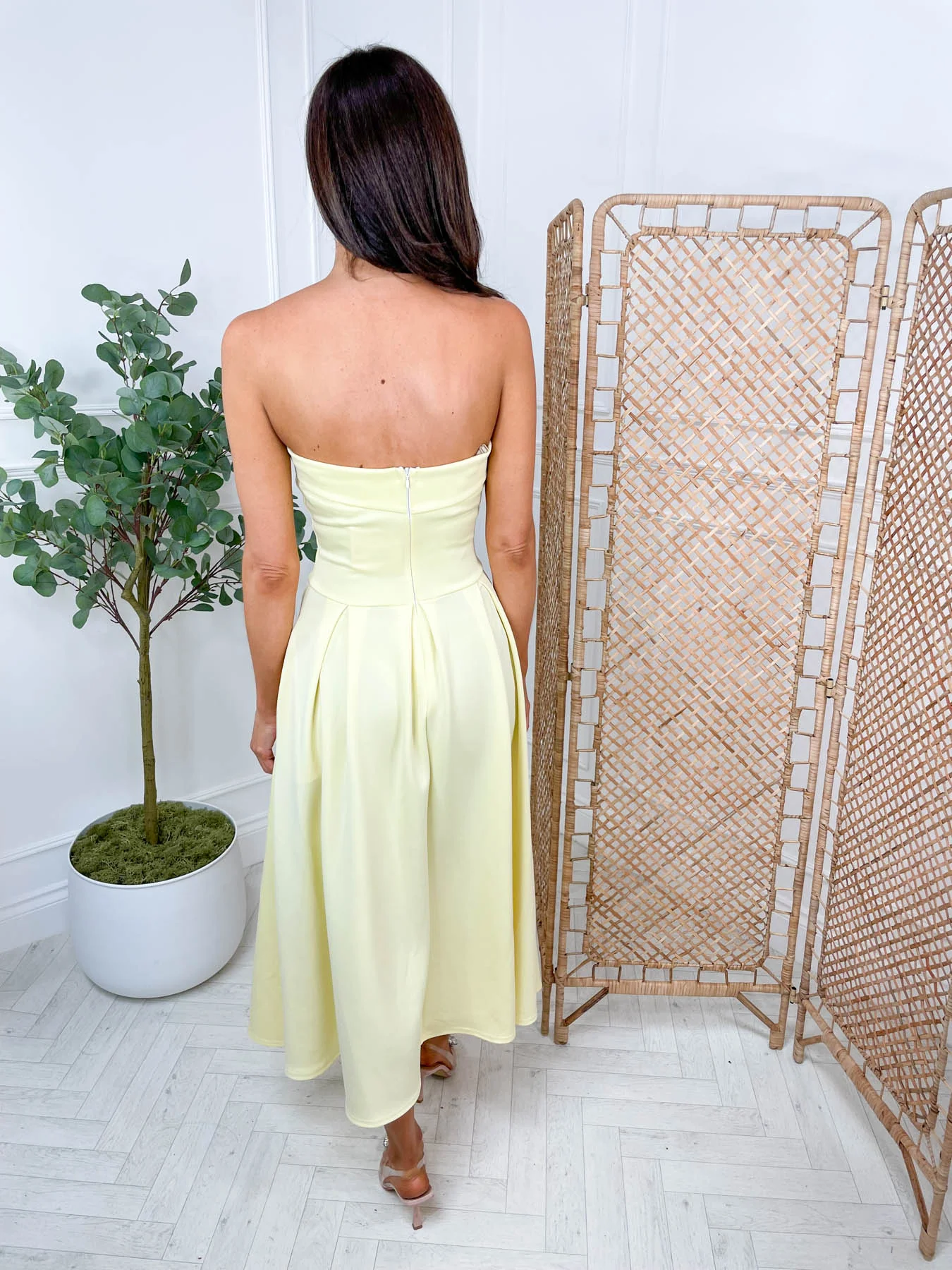 Reya Dress - Yellow - Image 7