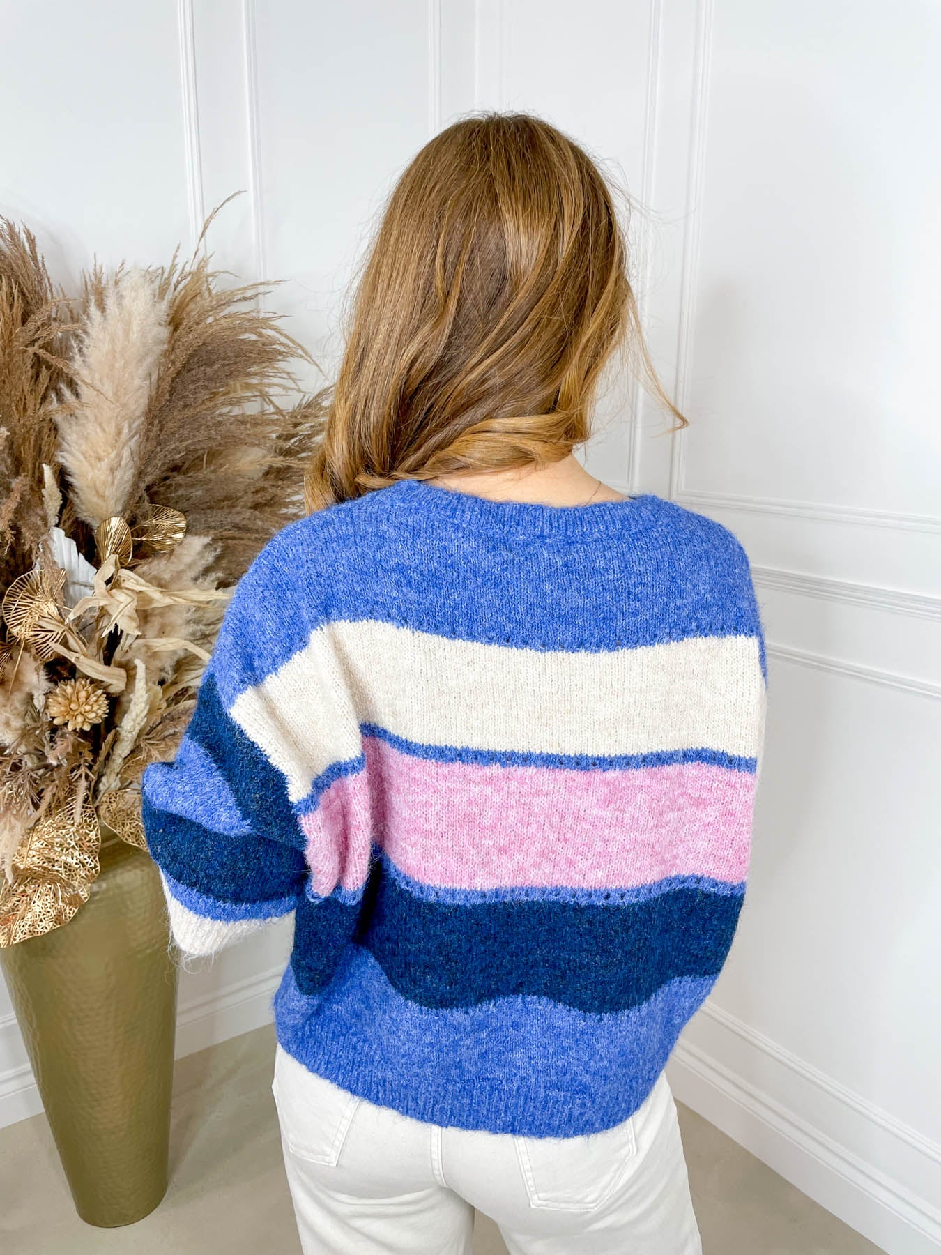 River Wide Sleeve Knit - Multi Stripe - Image 5