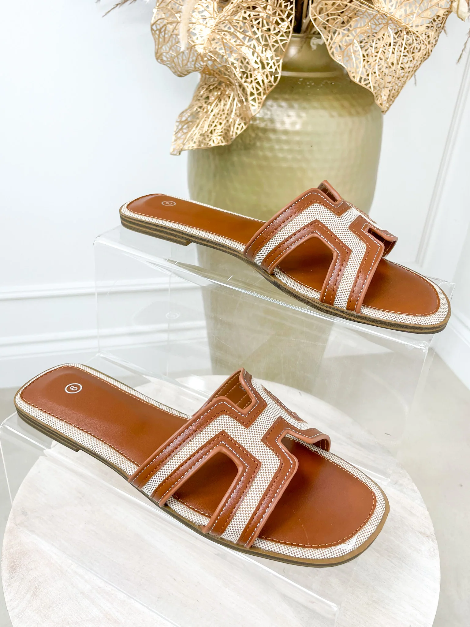 Sally Sandal - Tan - Image 3