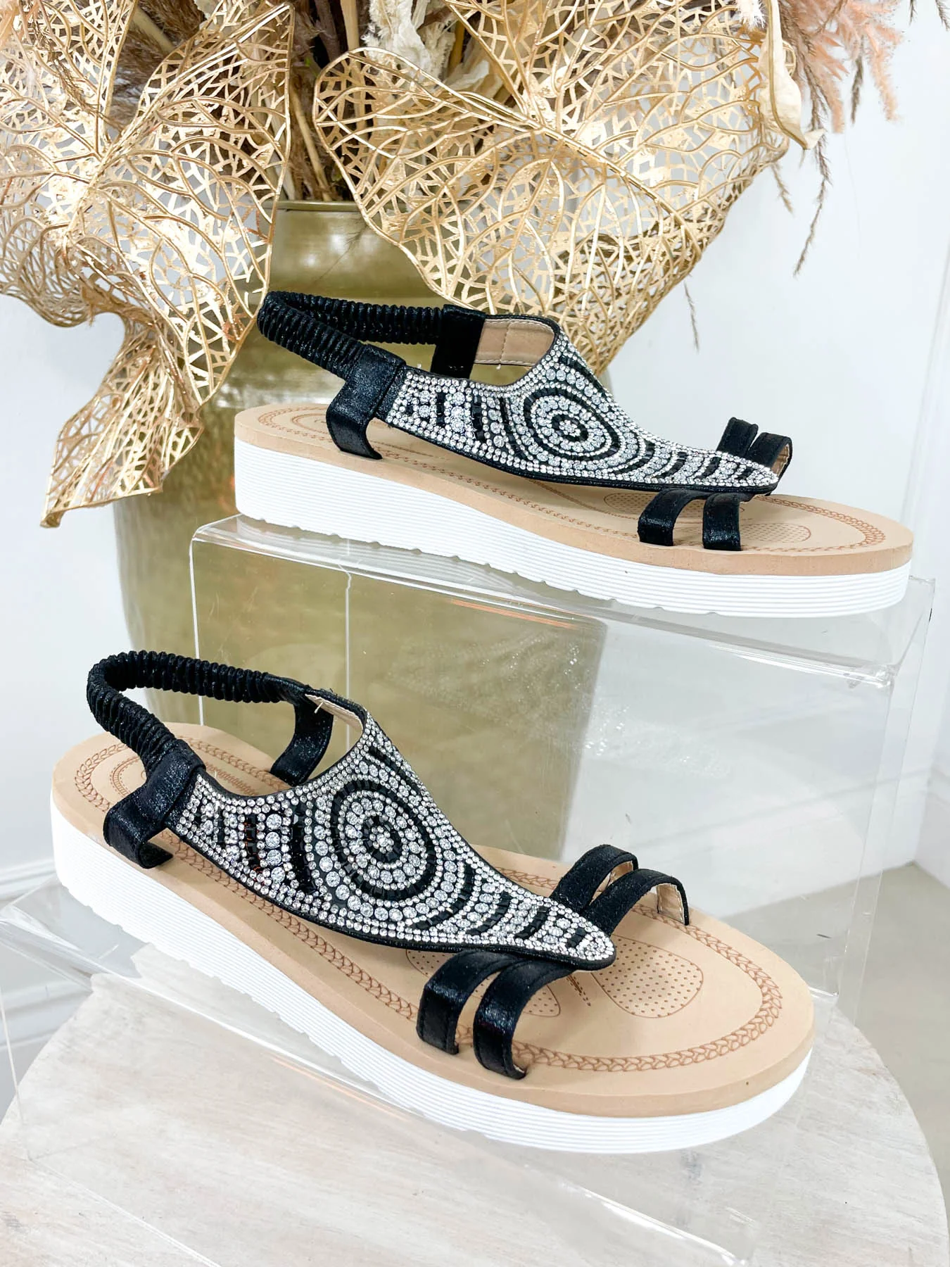 Sofia Sandal - Black - Image 3