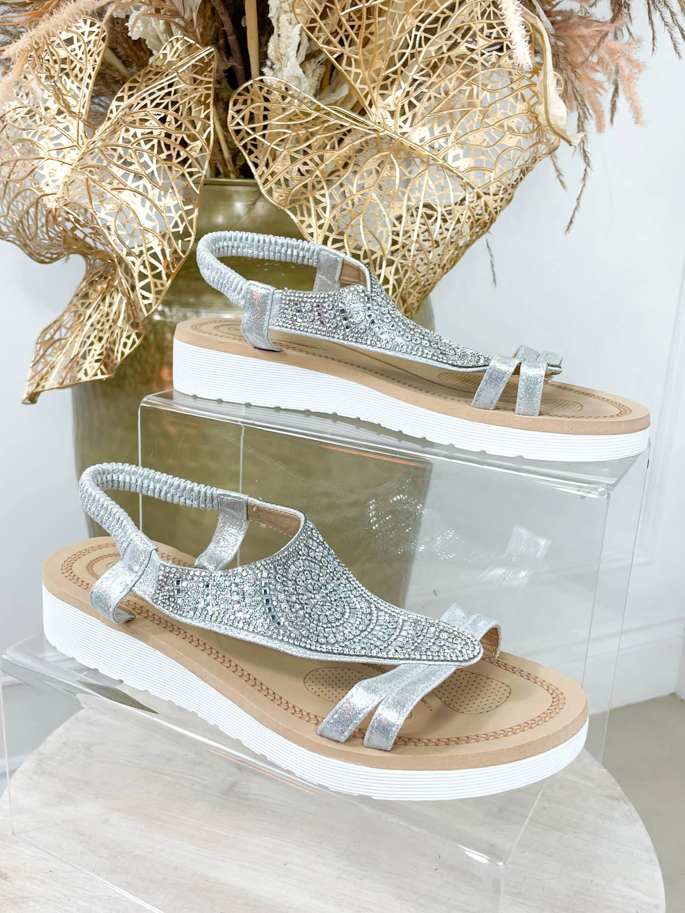 Sofia Sandal - Silver - Image 3