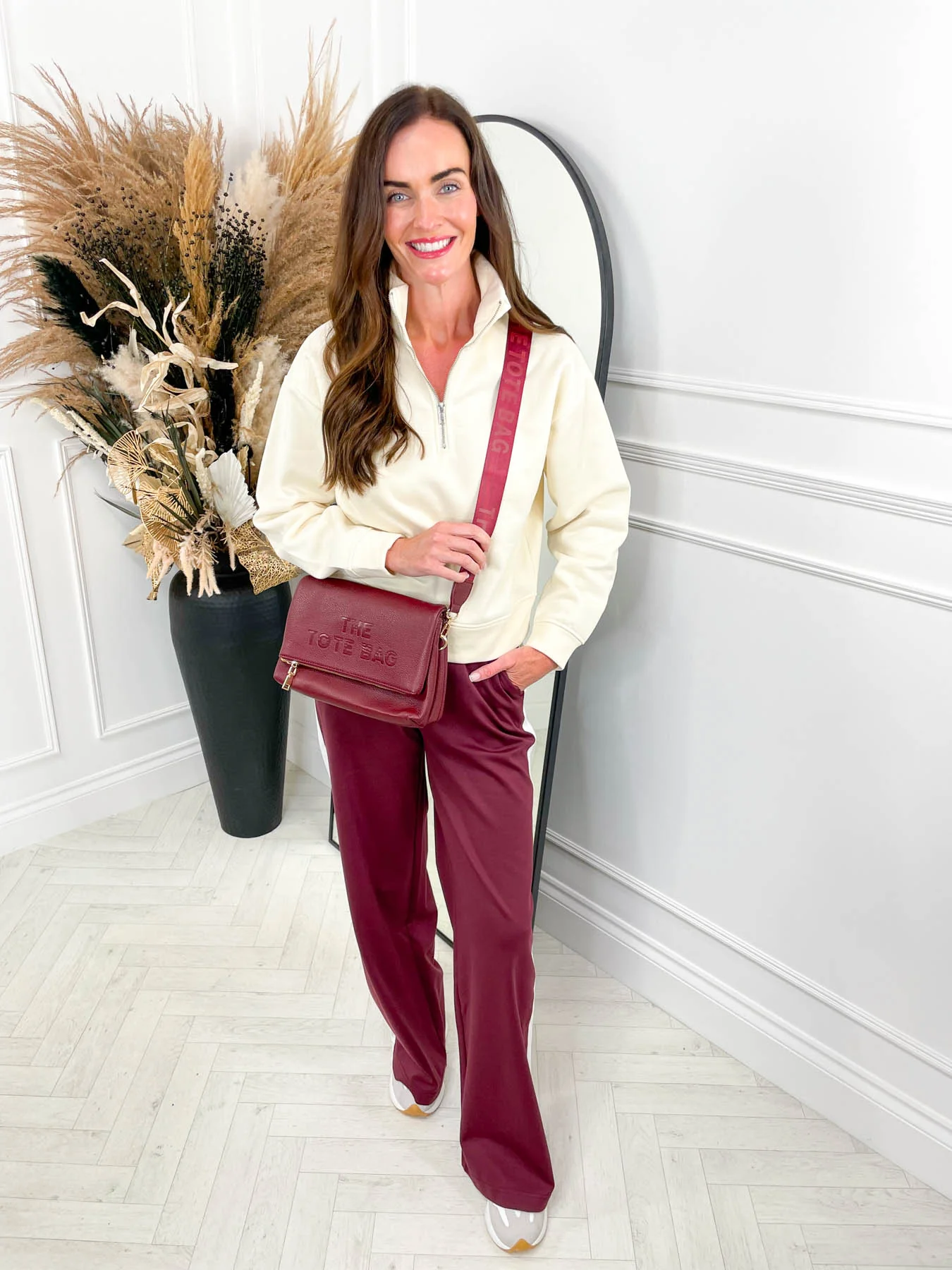 Solle Zip Jumper - Cream - Image 3