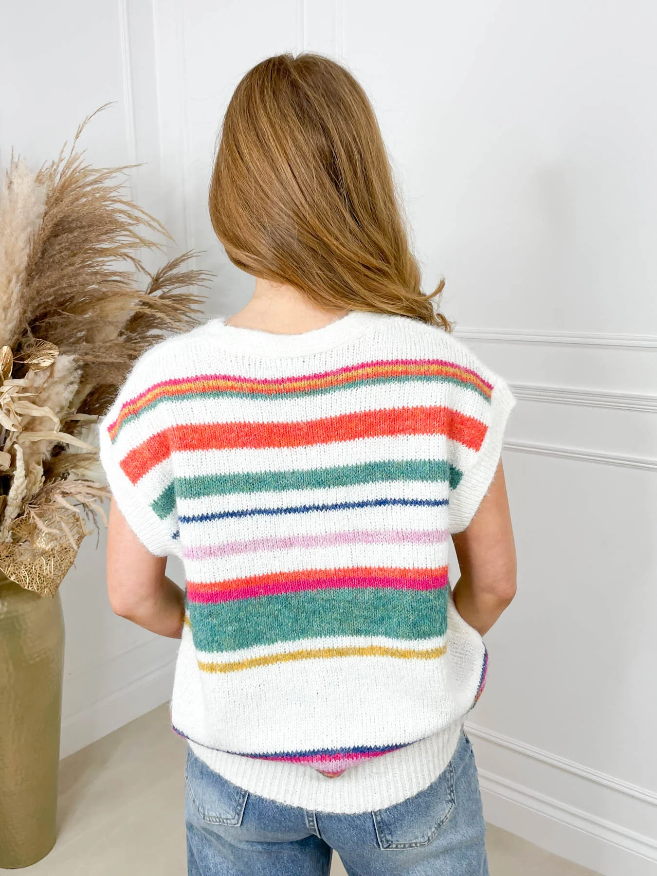 Sonny Sleeveless Knit - Multi Stripe - Image 5